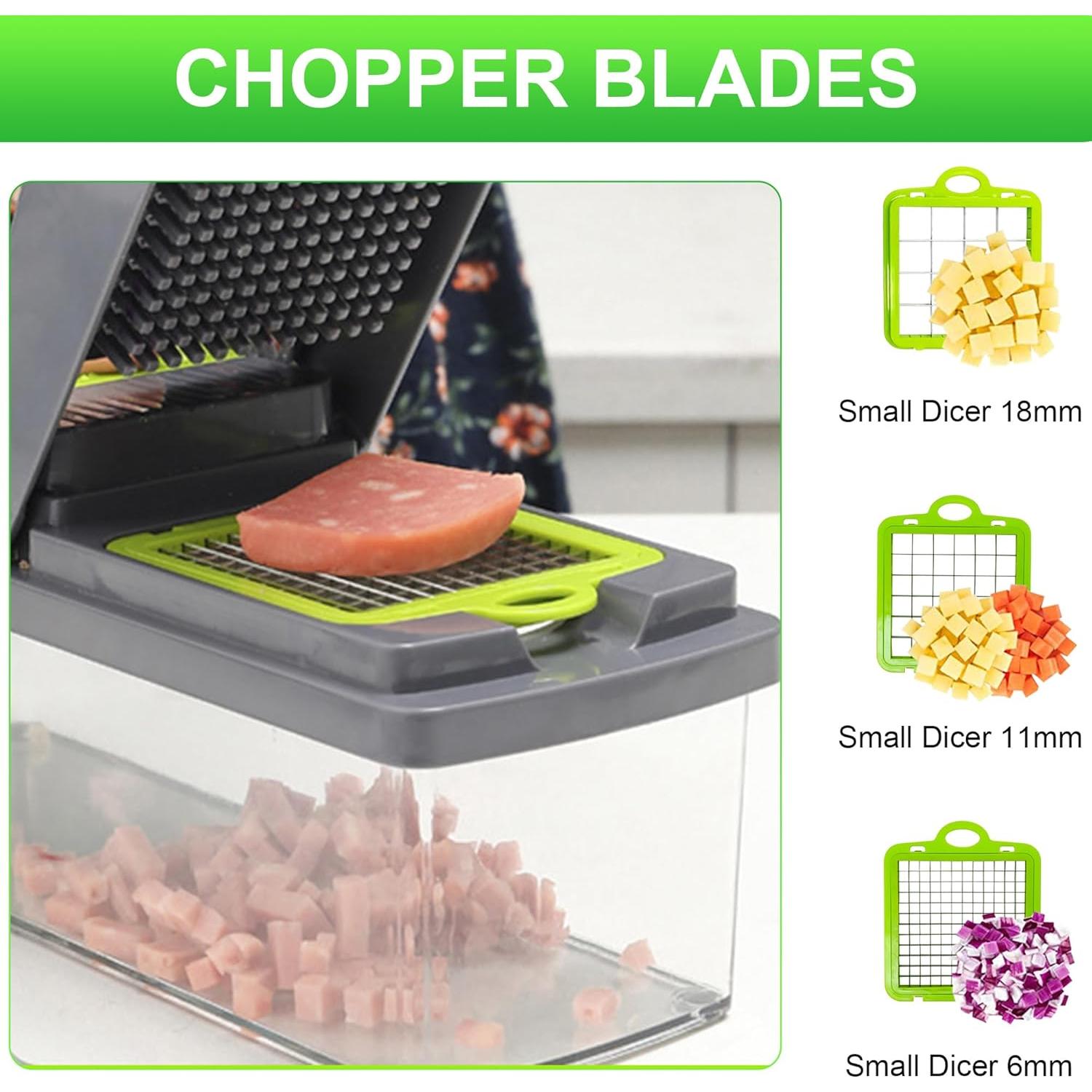 Cortadora de Verduras Multifuncional G4S3 16 en 1 con Contenedor