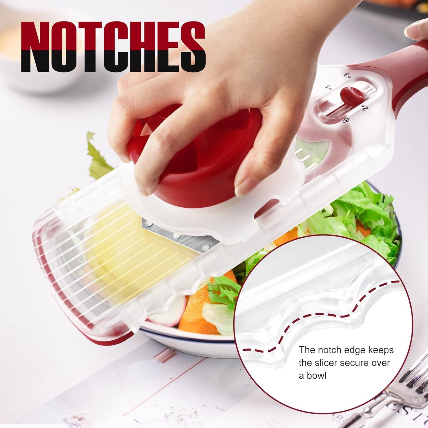 Cortador de Mandolina BINGBING- Ajustable Acero Inoxidable