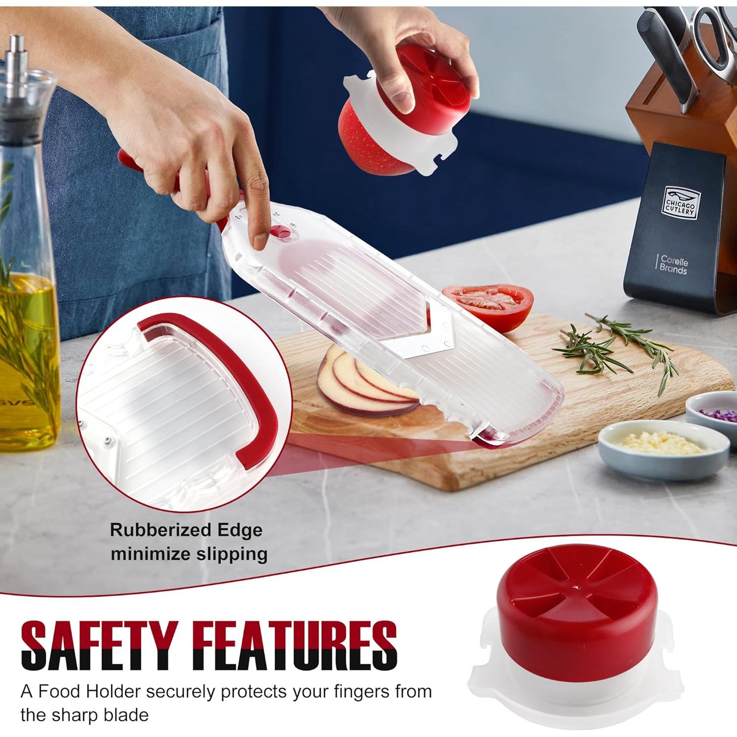 Cortador de Mandolina BINGBING- Ajustable Acero Inoxidable