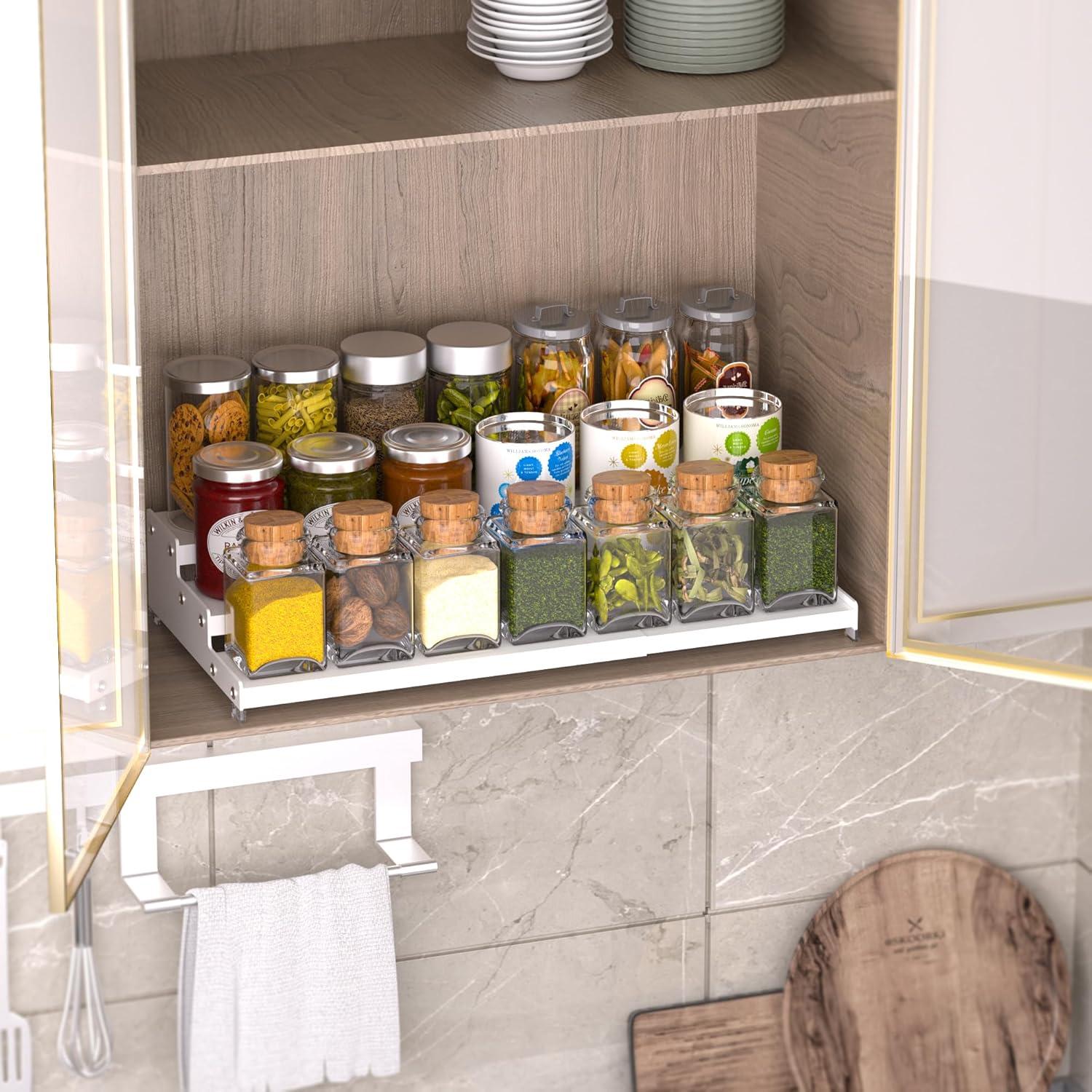 Organizador de Especias Ipotive 3 Niveles Blanco Expandible