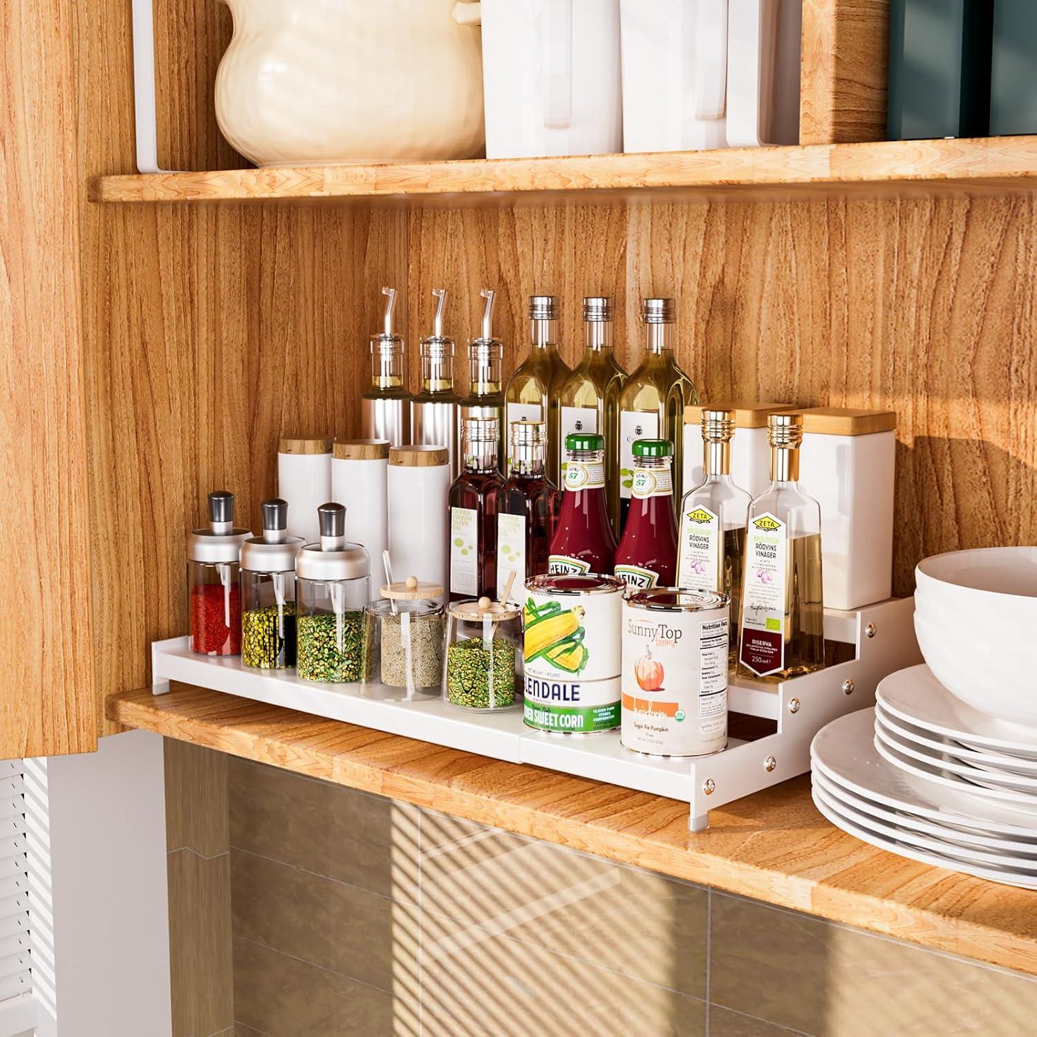 Organizador de Especias Ipotive 3 Niveles Blanco Expandible