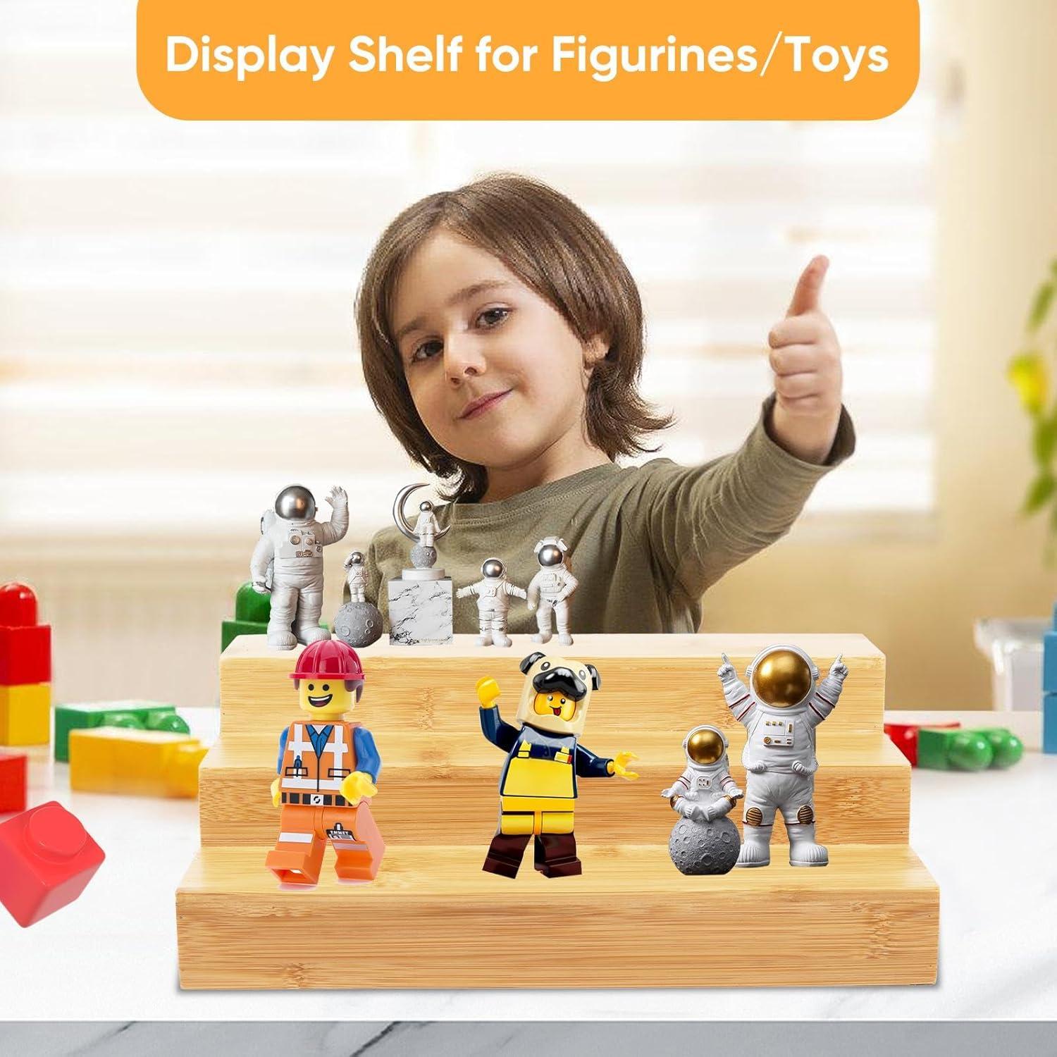 Organizador de Especias de Bambú MillTu - Estante Escalonado 3 Niveles