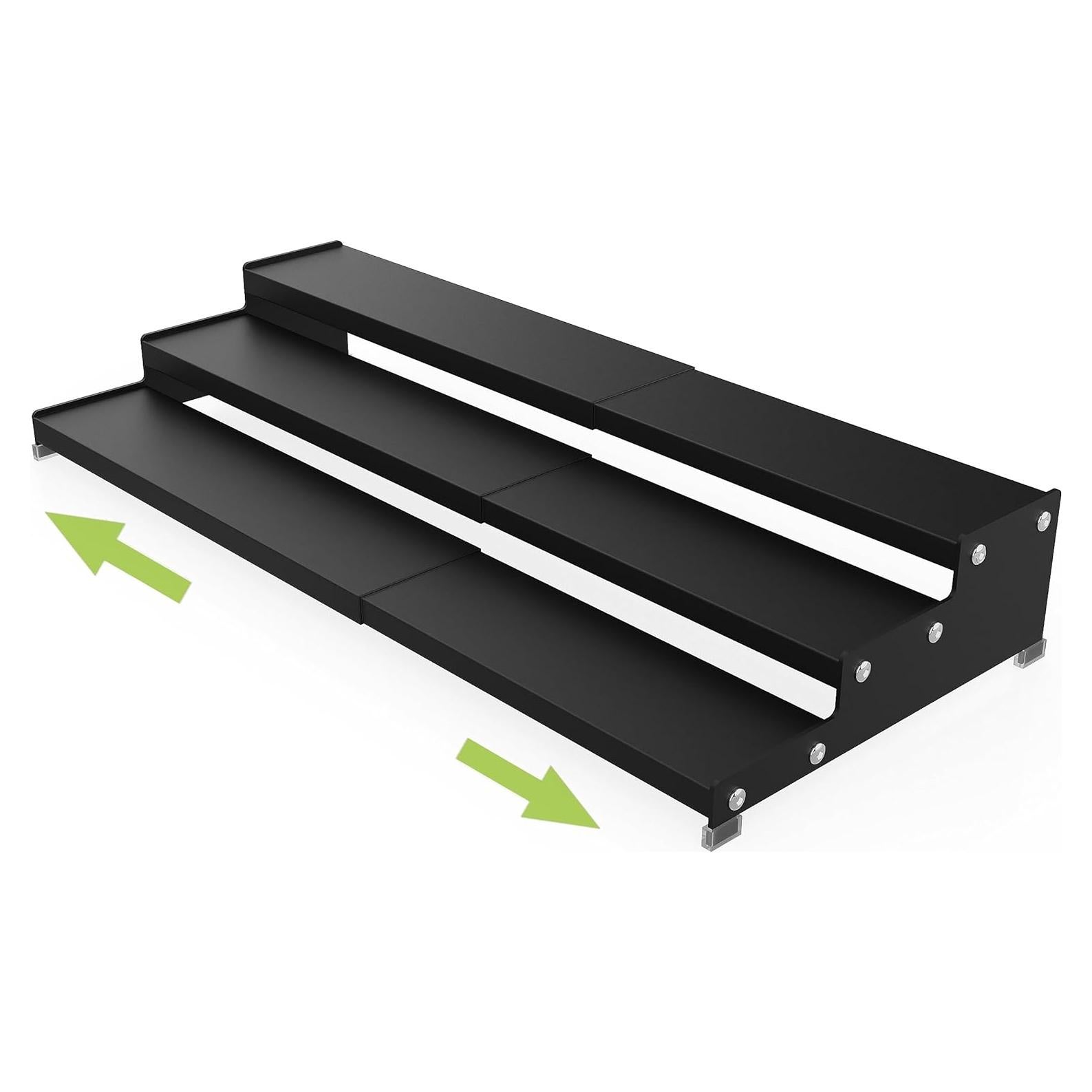 Organizador de Especias Expandible Jojocross 3 Niveles Negro