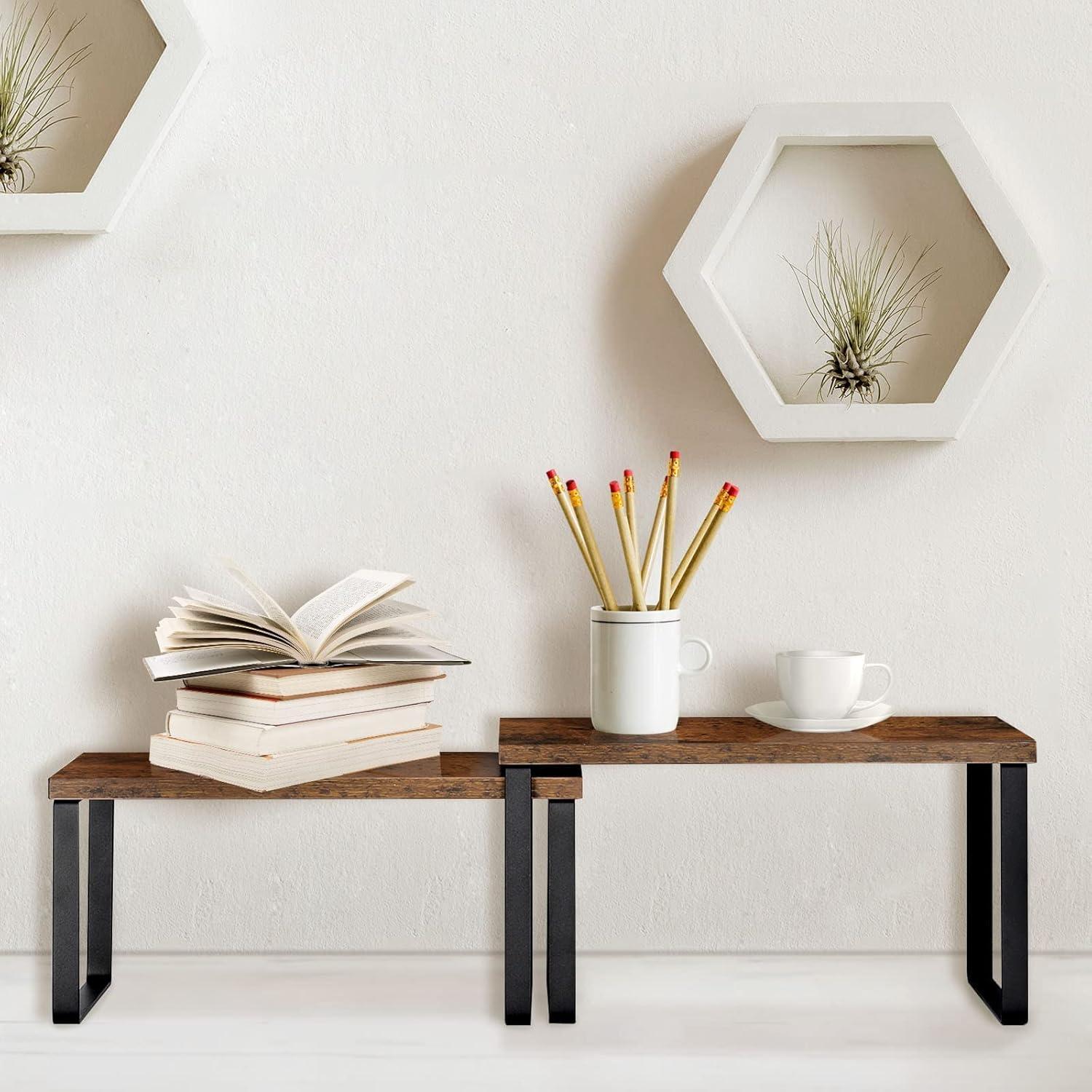 Organizador de Estantes ETELI Expansible Juego de 4 para Cocina