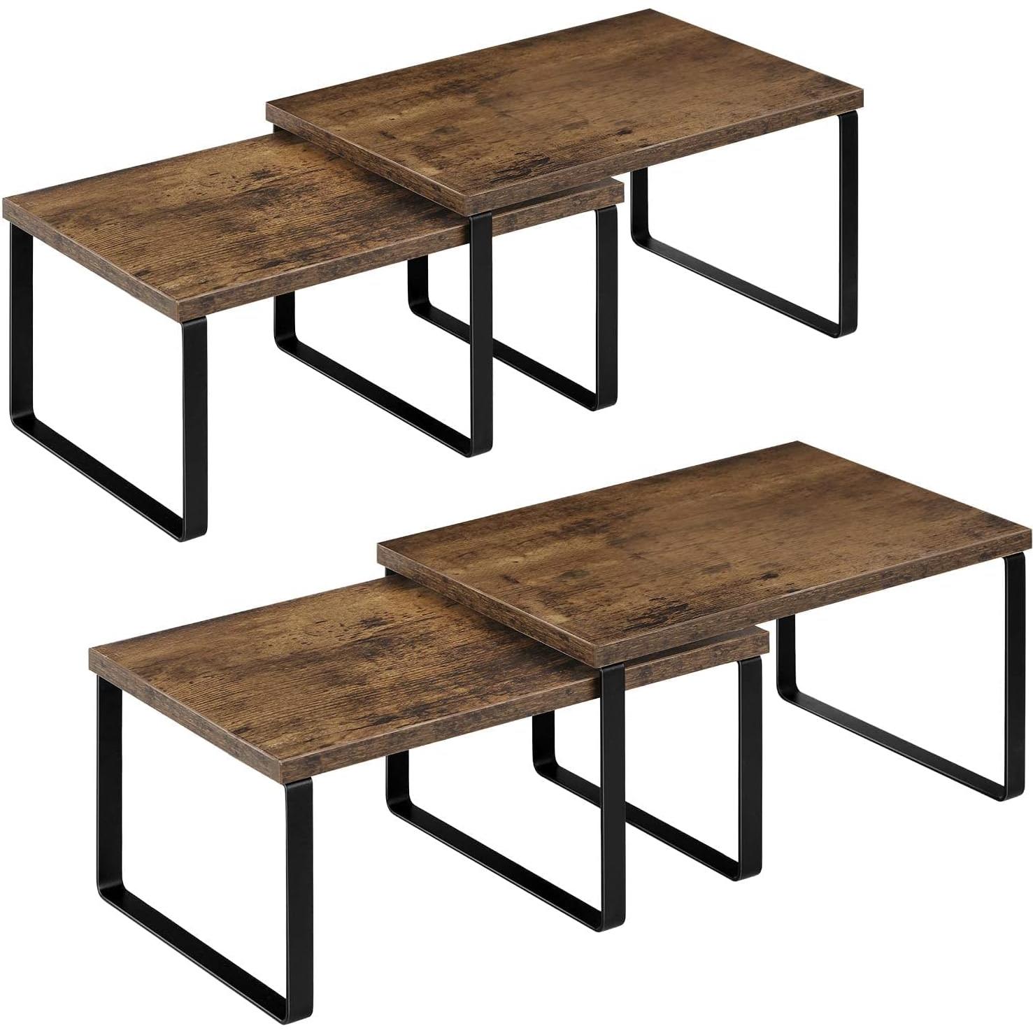 Organizador de Estantes ETELI Expansible Juego de 4 para Cocina