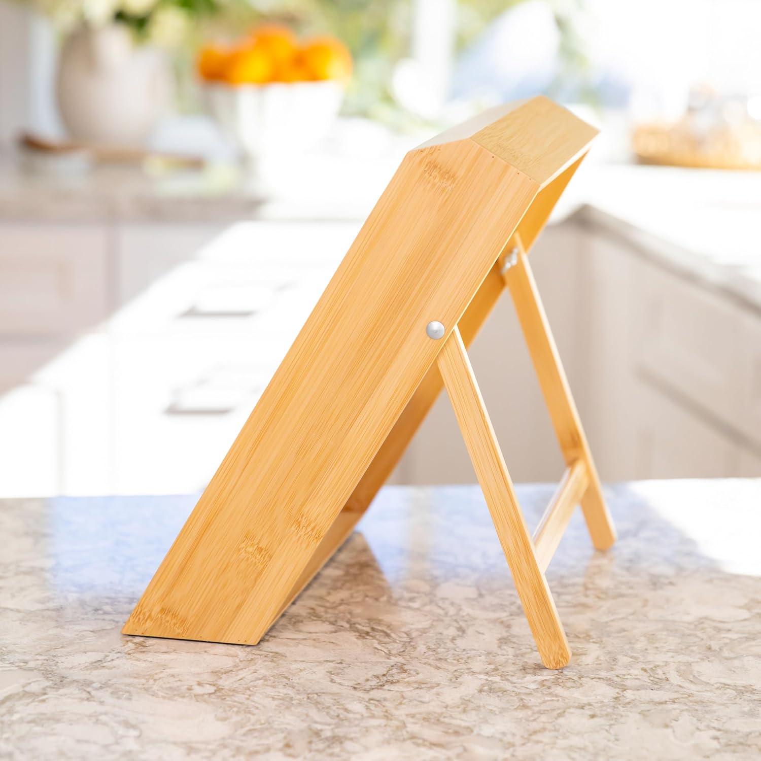 Estante de Especias de Bambú Homeware Express 3 Niveles 30.48x25.4x33 cm