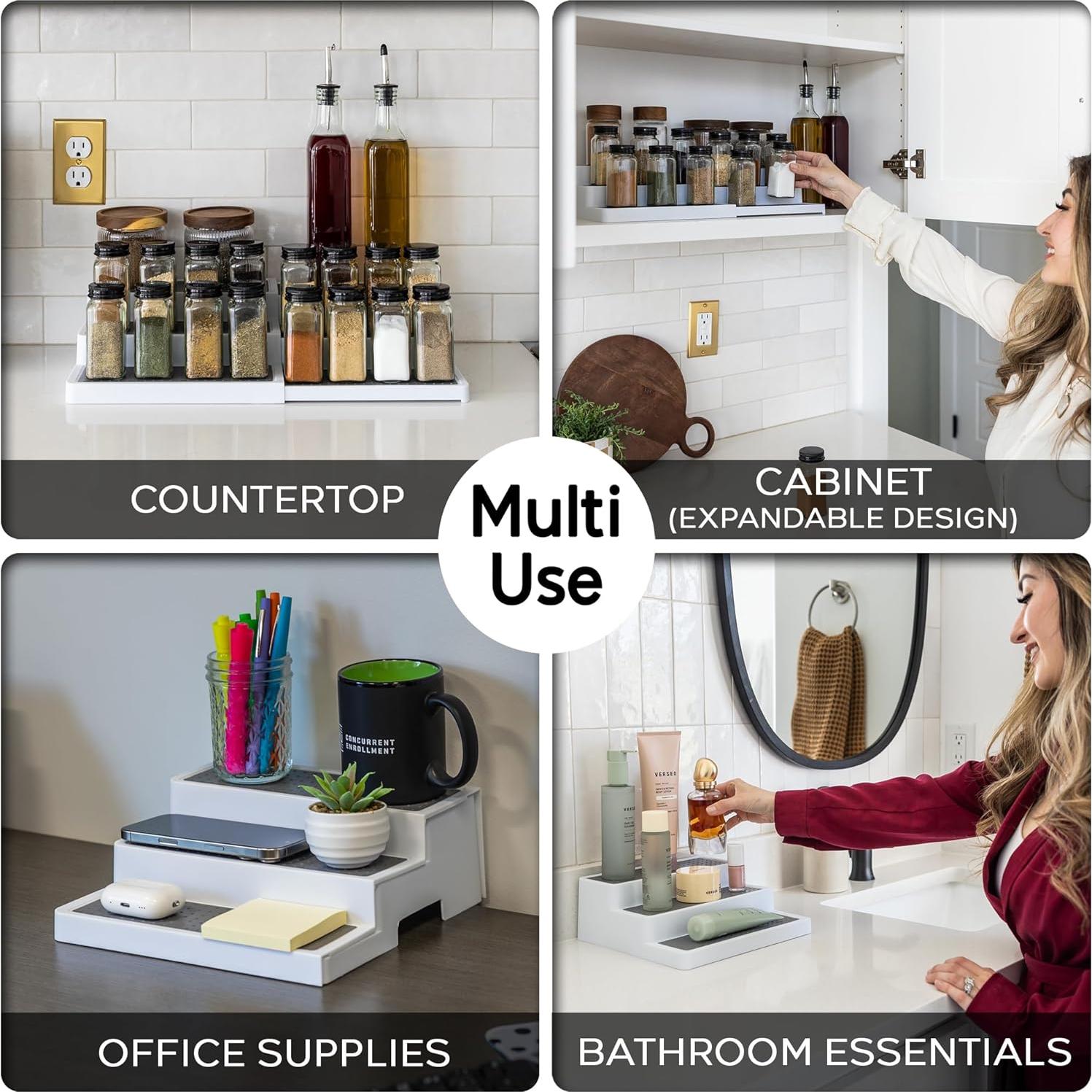 Organizador de Especias Expandible Tidy Train - 3 Niveles