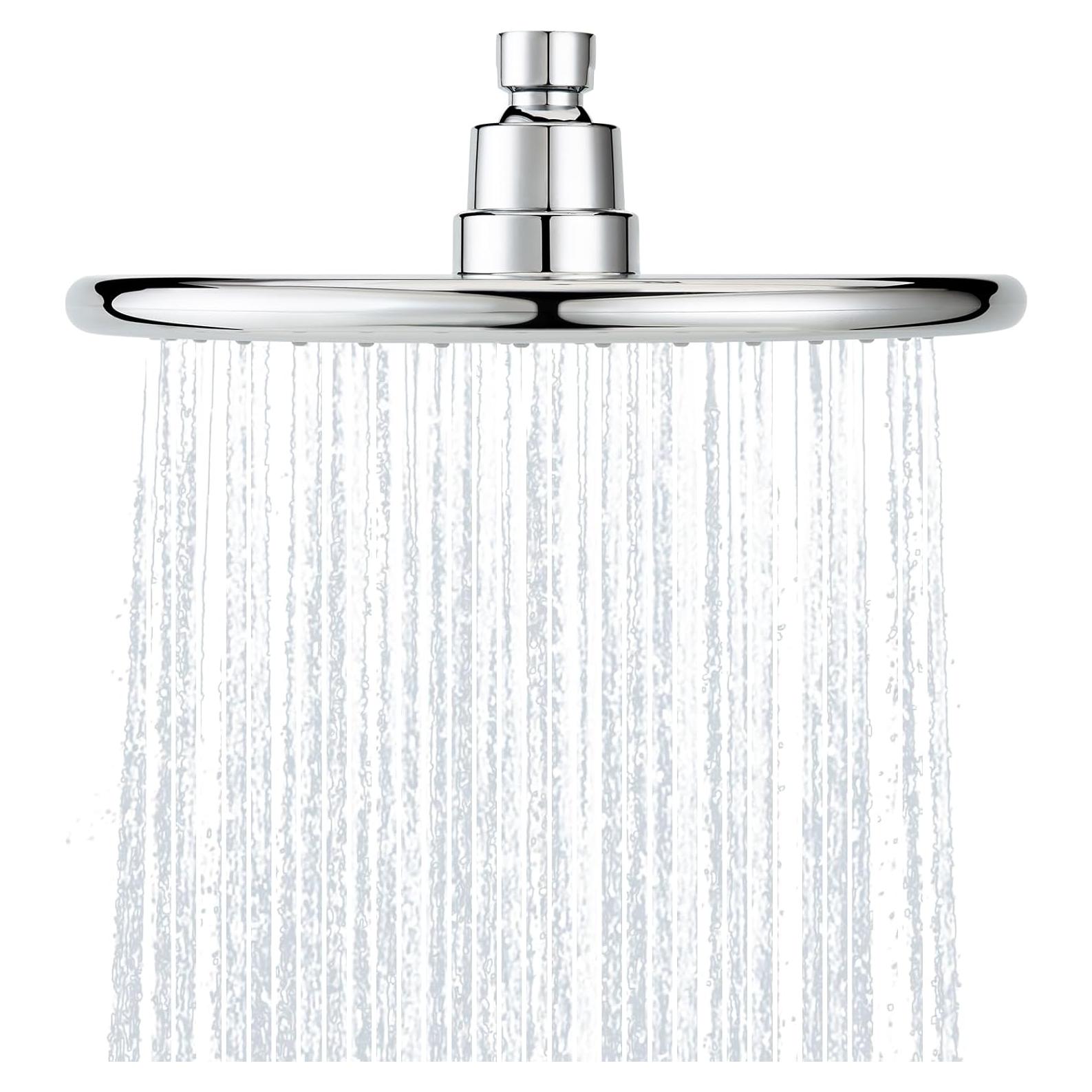 Cabezal de Ducha de Lluvia BOPai 22.86 cm Cromo Ahorro Agua