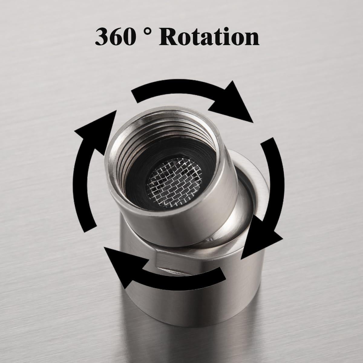 Cabezal de Ducha de Lluvia RANDOM 10" Acero Inoxidable Niquel