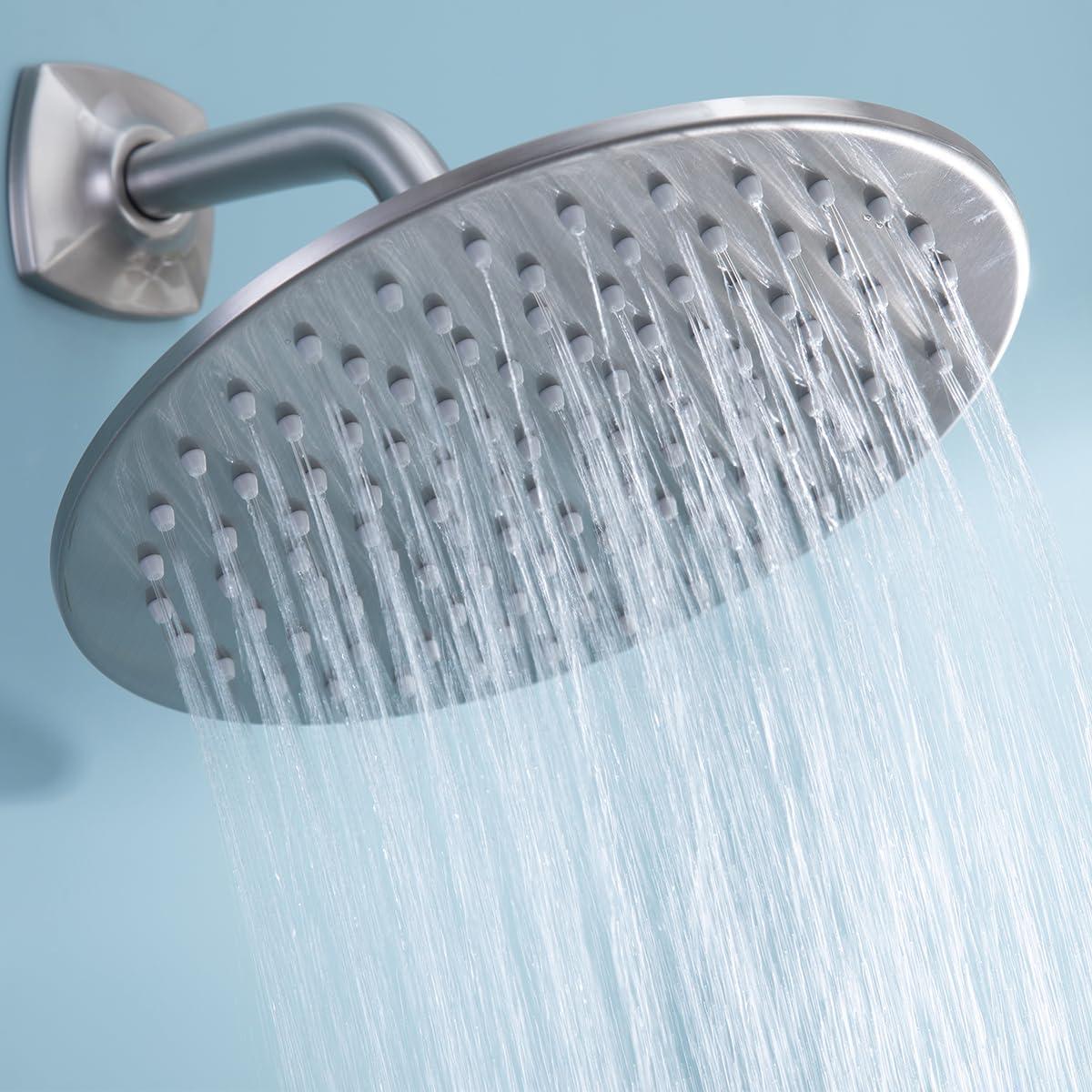 Cabezal de Ducha de Lluvia RANDOM 10" Acero Inoxidable Niquel