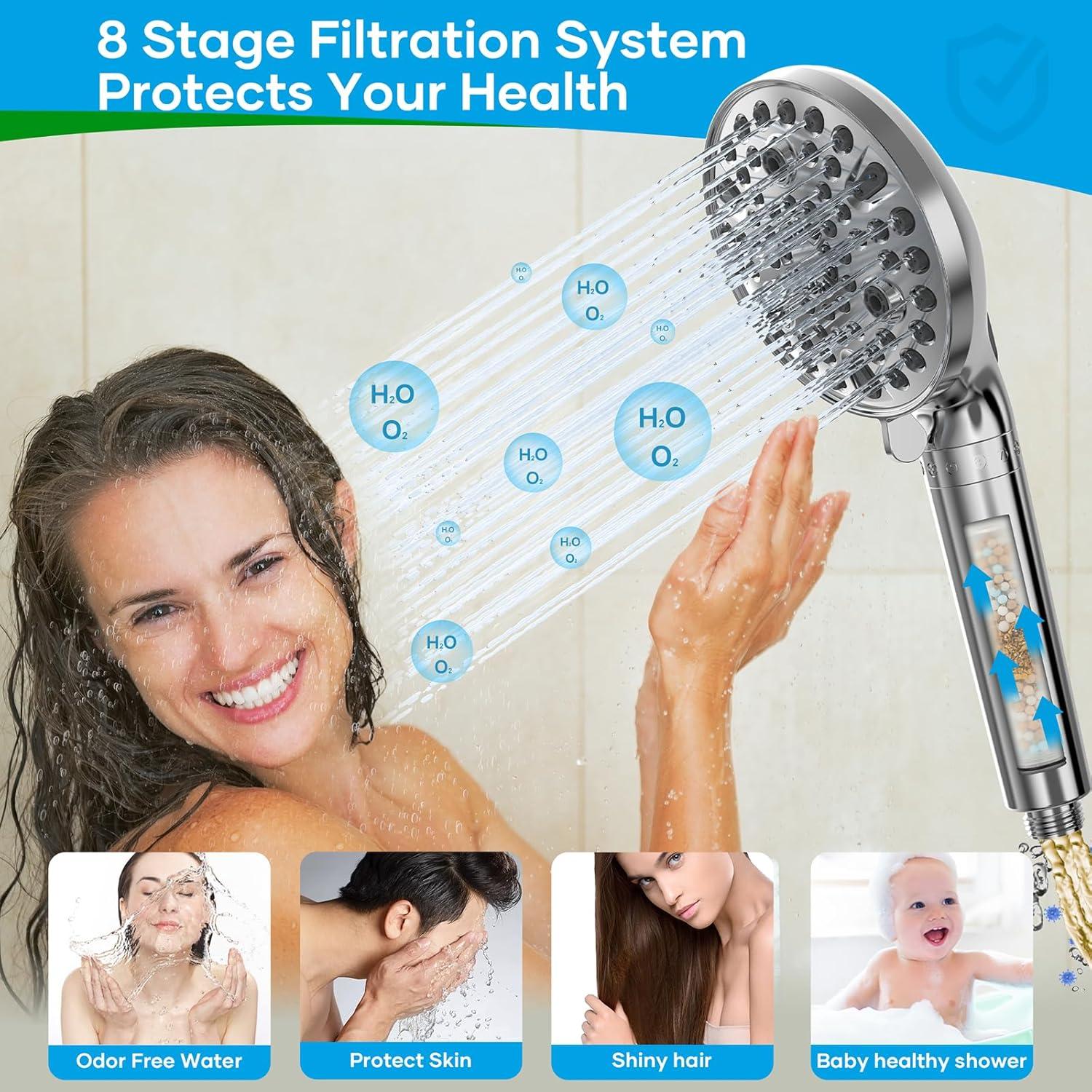 Cabezal de Ducha de Lluvia UltrTxenova 10" Cuadrado Cromado