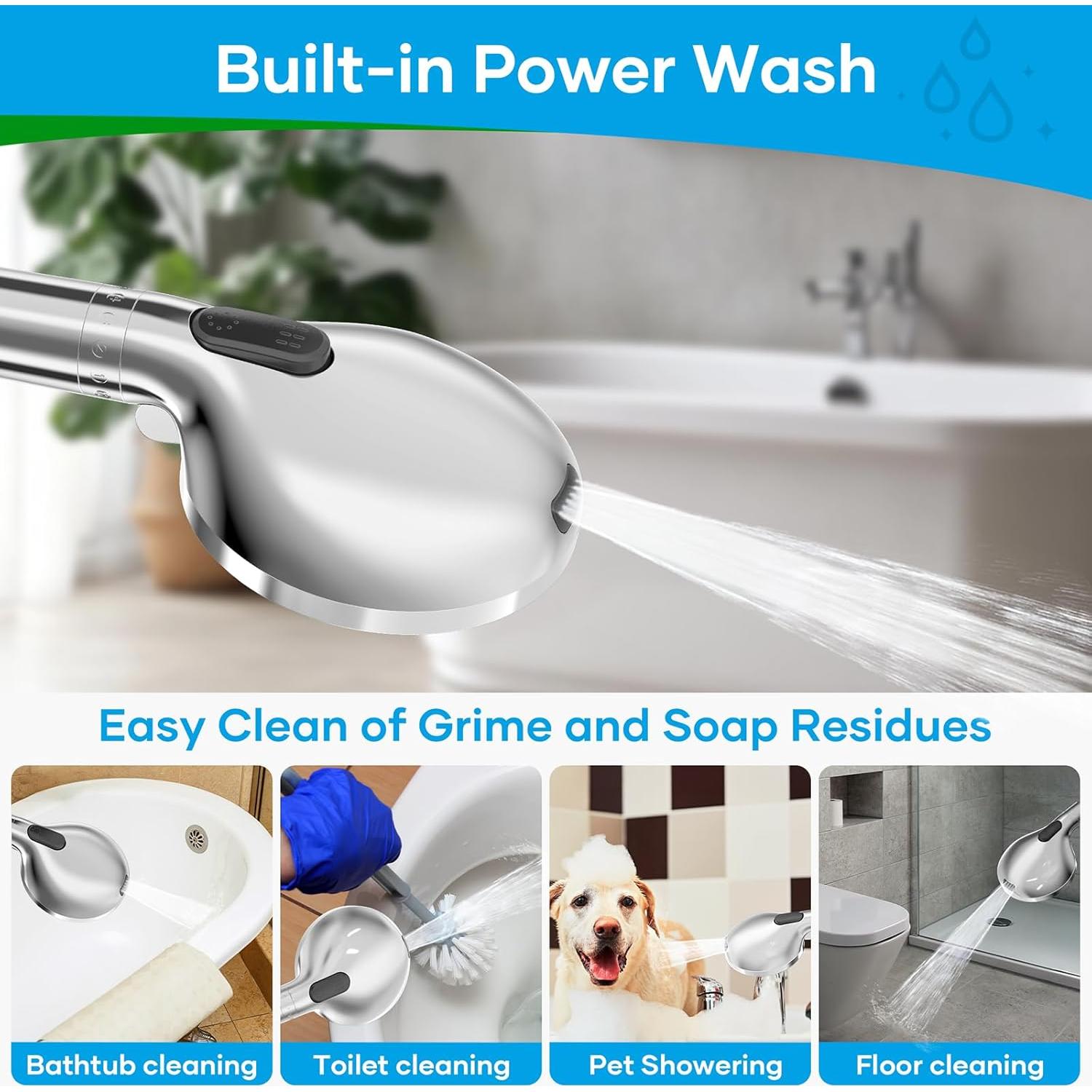 Cabezal de Ducha de Lluvia UltrTxenova 10" Cuadrado Cromado