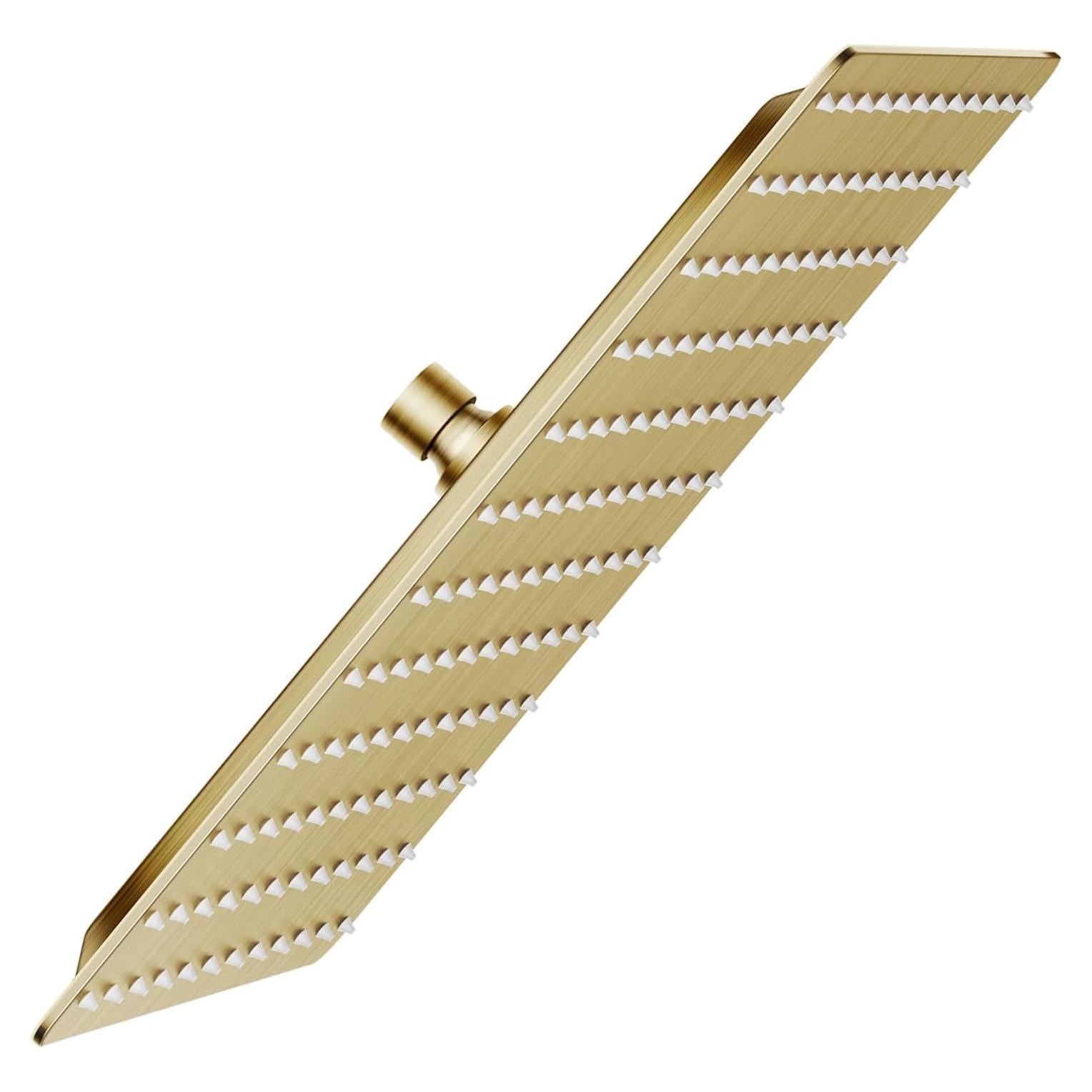 Cabezal de Ducha Cuadrado VBFF 12" Oro Cepillado 1.8 GPM