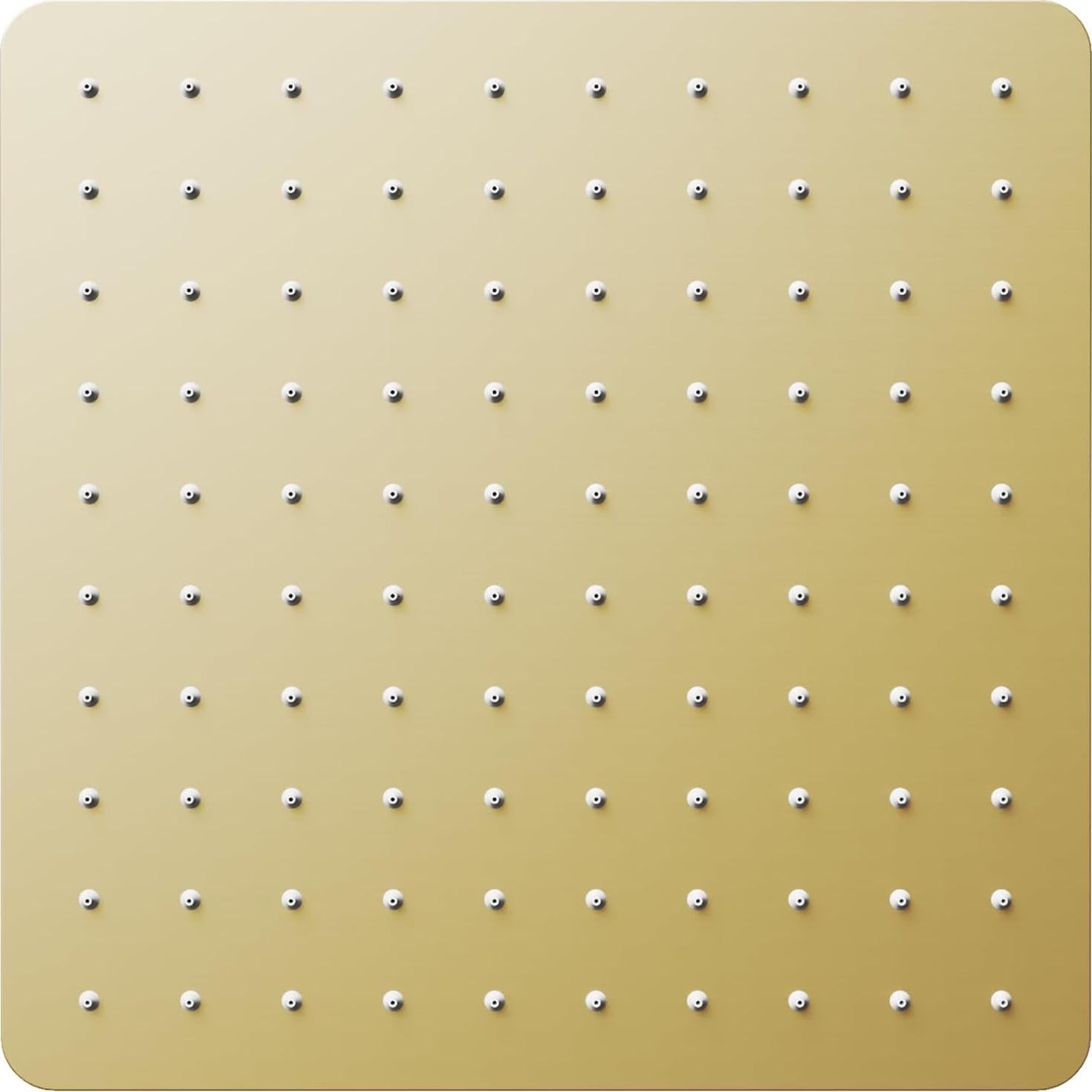 Cabezal de Ducha Cuadrado VBFF 12" Oro Cepillado 1.8 GPM