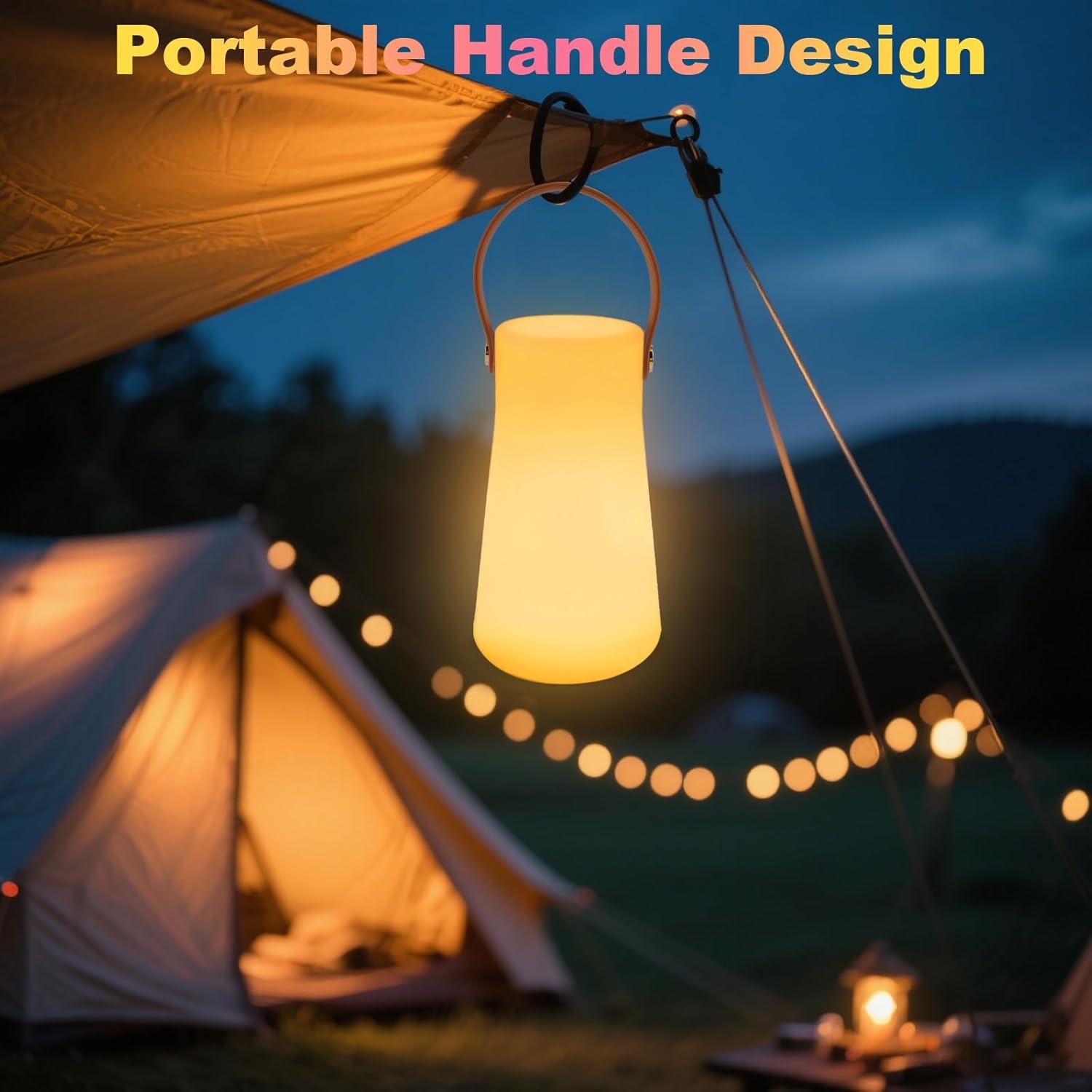 Luz Nocturna LED Portátil RKDTX 16 Colores Control Remoto