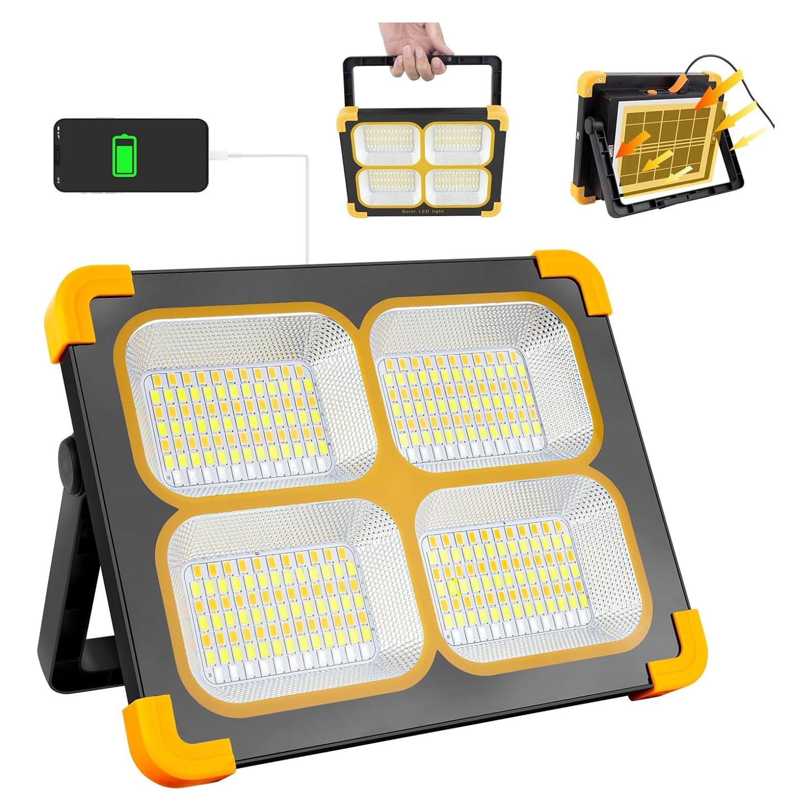 Luz de Trabajo LED ErayLife 120W Recargable 10000LM Solar