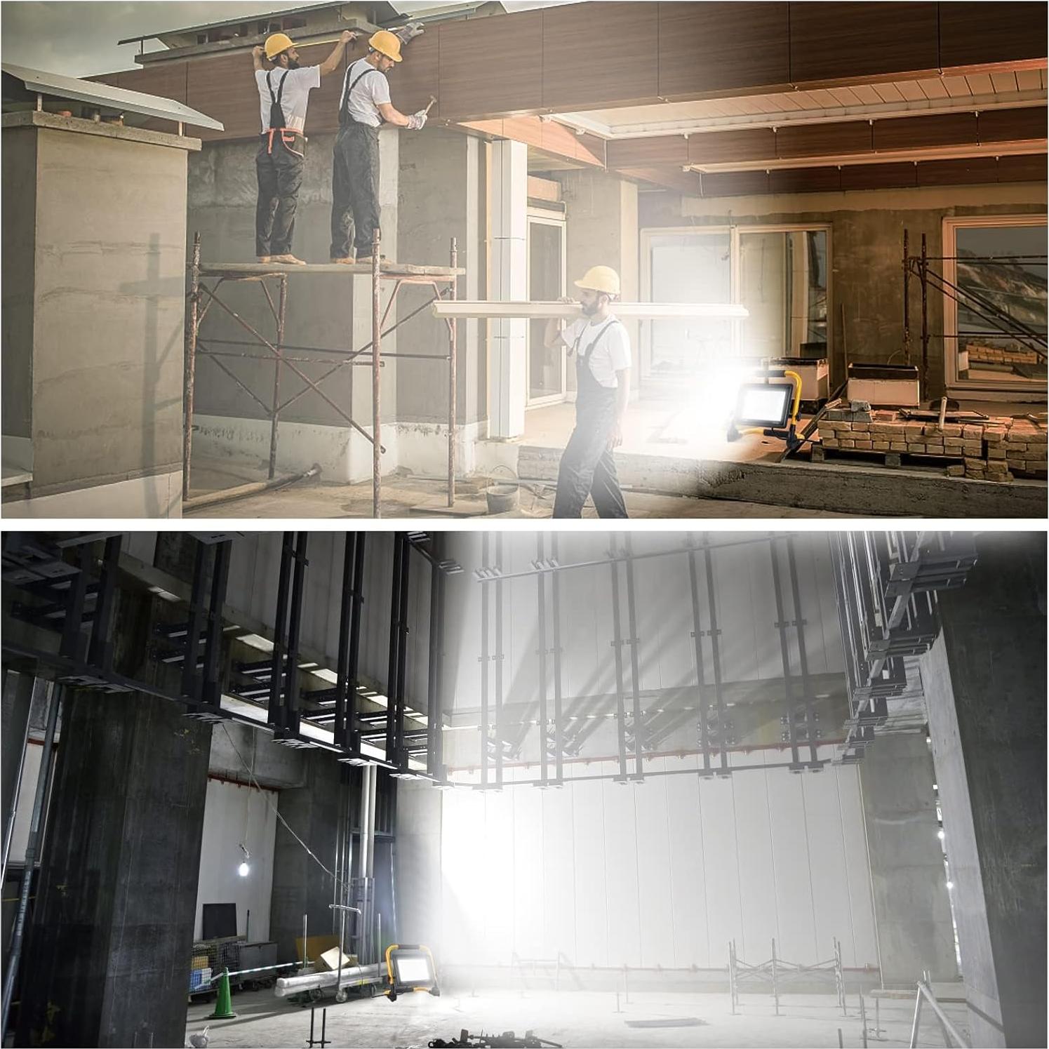 Luz de Trabajo LED ORHOMELIFE 30W 3000LM IP66 4m Dorado