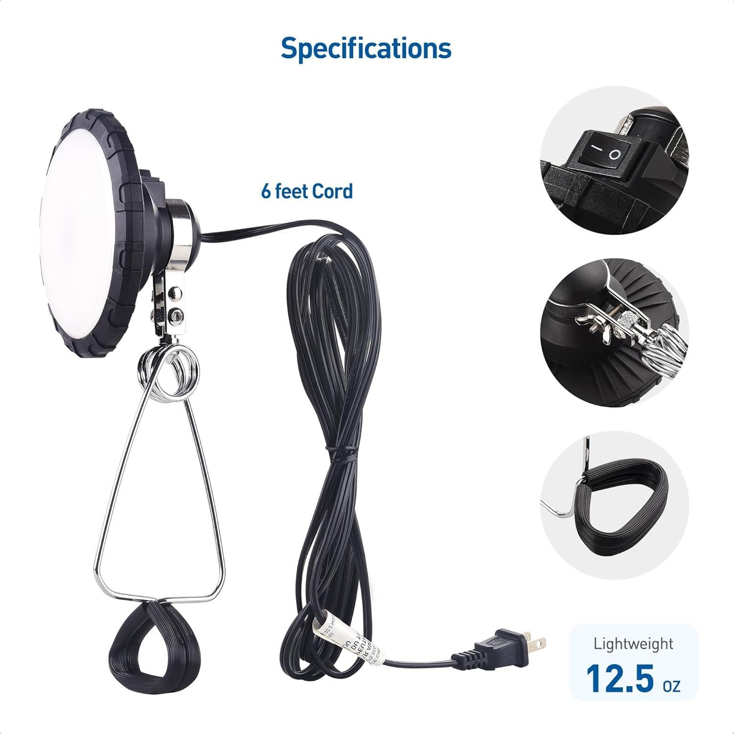 Luz LED de Abrazadera Portátil Cable Matters 800 Lúmenes 9.5W
