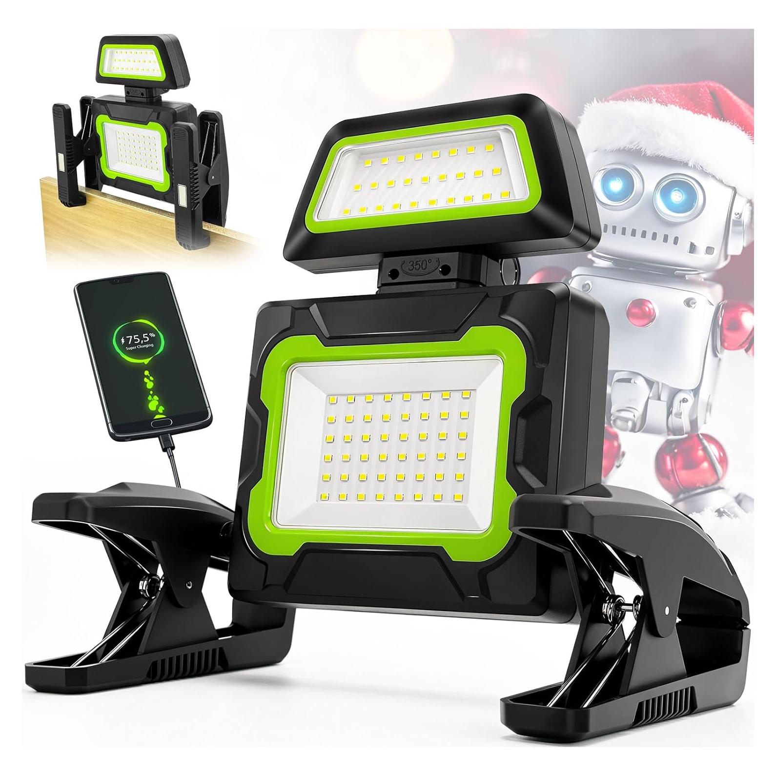 Luz de trabajo recargable Tresda ST56-GN 3000 lúmenes 5 modos