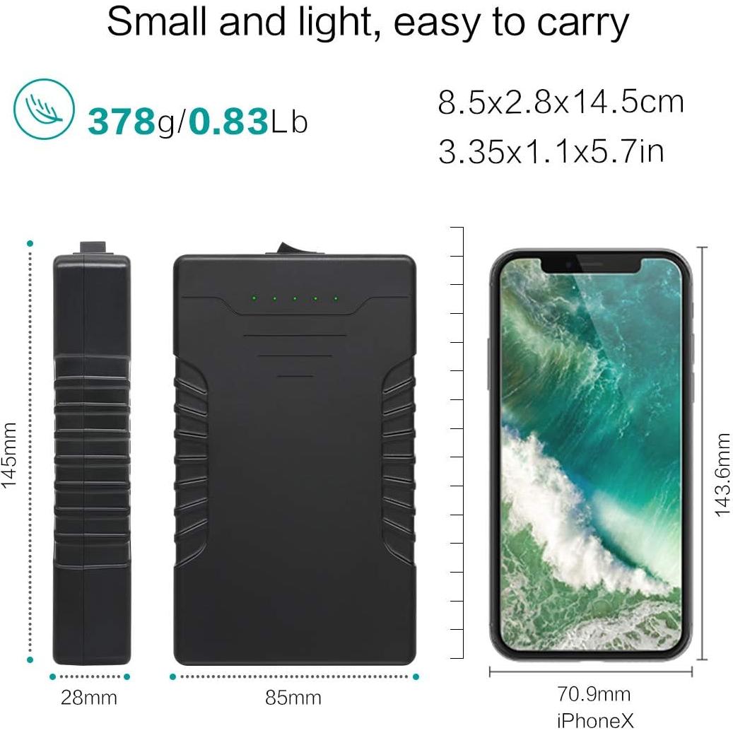 Batería Recargable TalentCell 12V 6000mAh Li-ion con Cargador