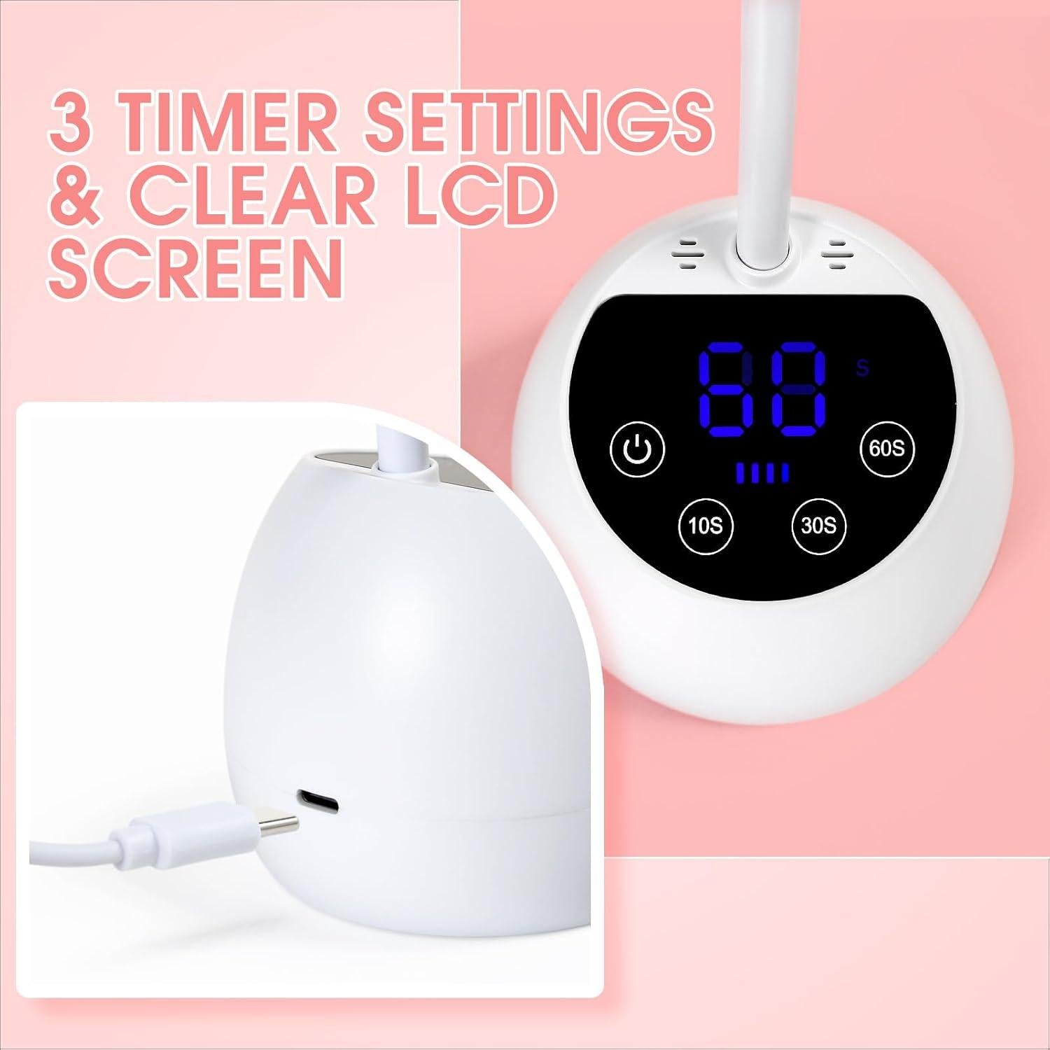 Lámpara UV LED Inalámbrica 36W Liddy Art para Uñas