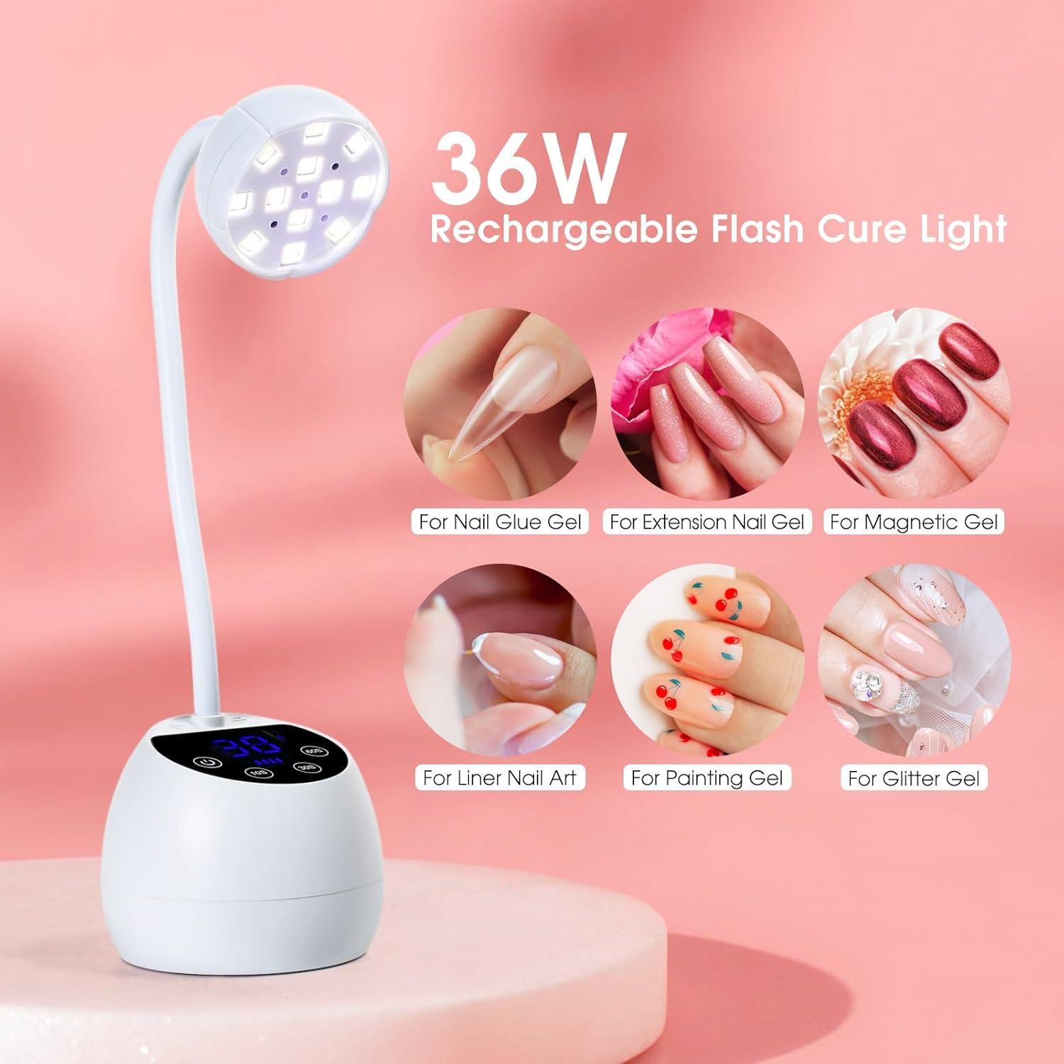 Lámpara UV LED Inalámbrica 36W Liddy Art para Uñas