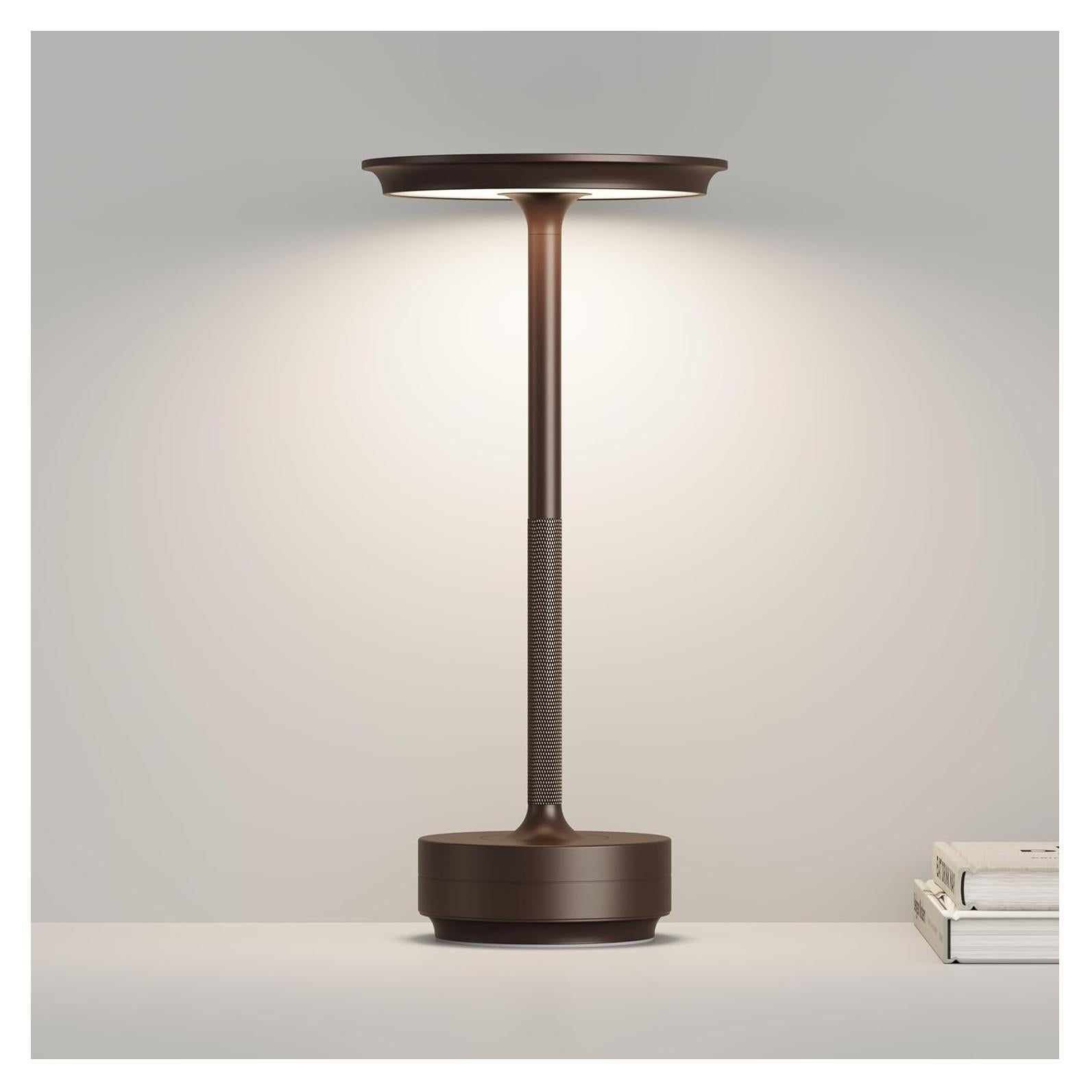 Lámpara de Mesa Inalámbrica LED ZTFLOS 5000mAh 3 Brillos