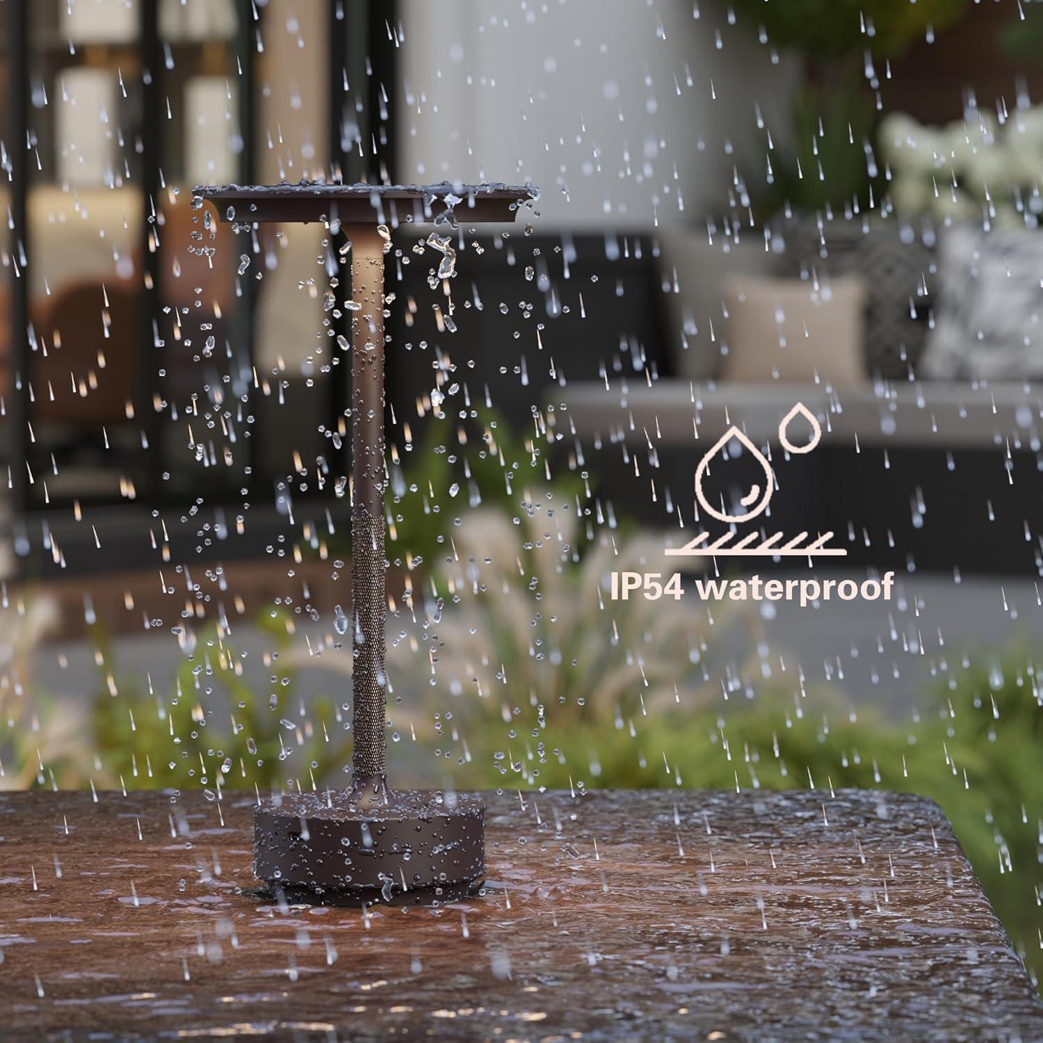 Lámpara de Mesa Inalámbrica LED ZTFLOS 5000mAh 3 Brillos