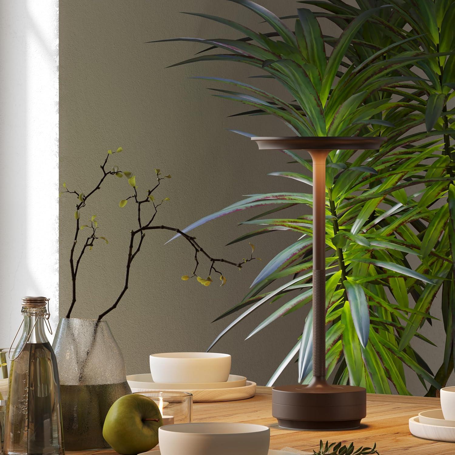 Lámpara de Mesa Inalámbrica LED ZTFLOS 5000mAh 3 Brillos