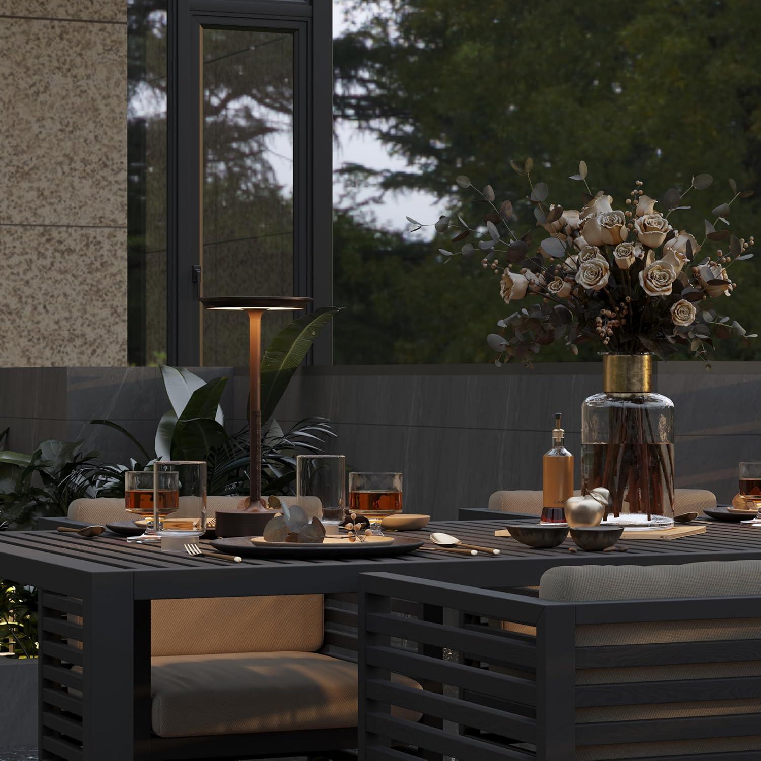 Lámpara de Mesa Inalámbrica LED ZTFLOS 5000mAh 3 Brillos