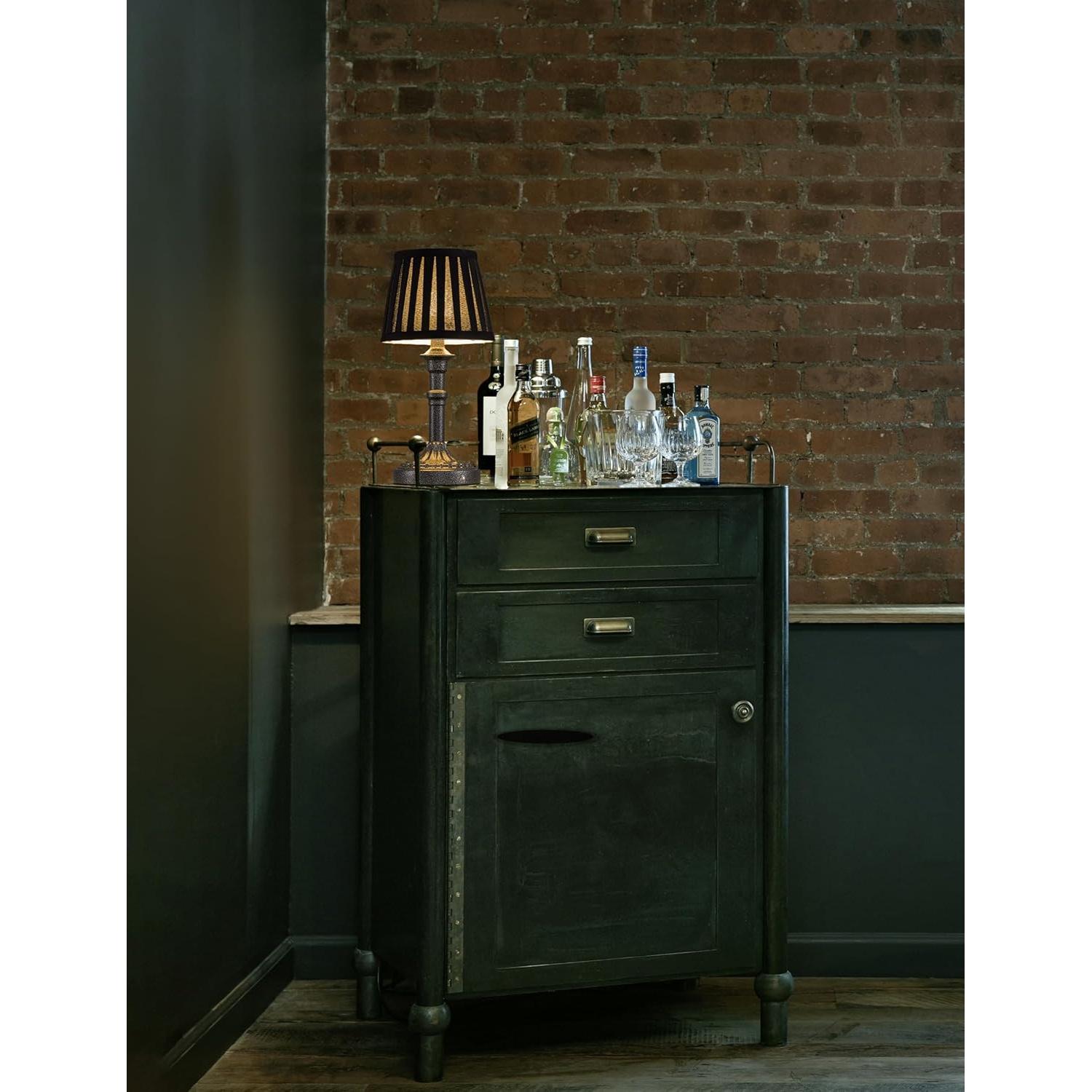 KDG Lámpara de Mesa Inalámbrica LED 2 Piezas 5000mAh Plata