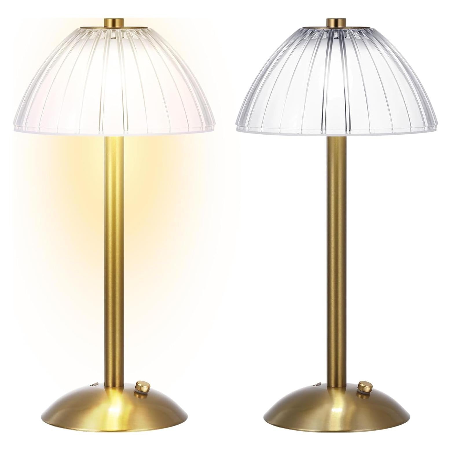 Lámpara de Mesa Inalámbrica LED Liliful Estilo Hongo 3 Colores