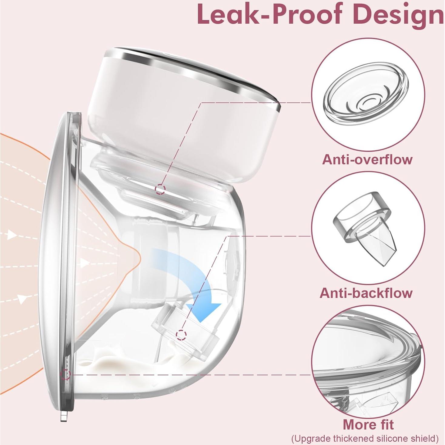 Extractor de Leche Materna Eléctrico NaNaLazy 180 ml 3 Modos