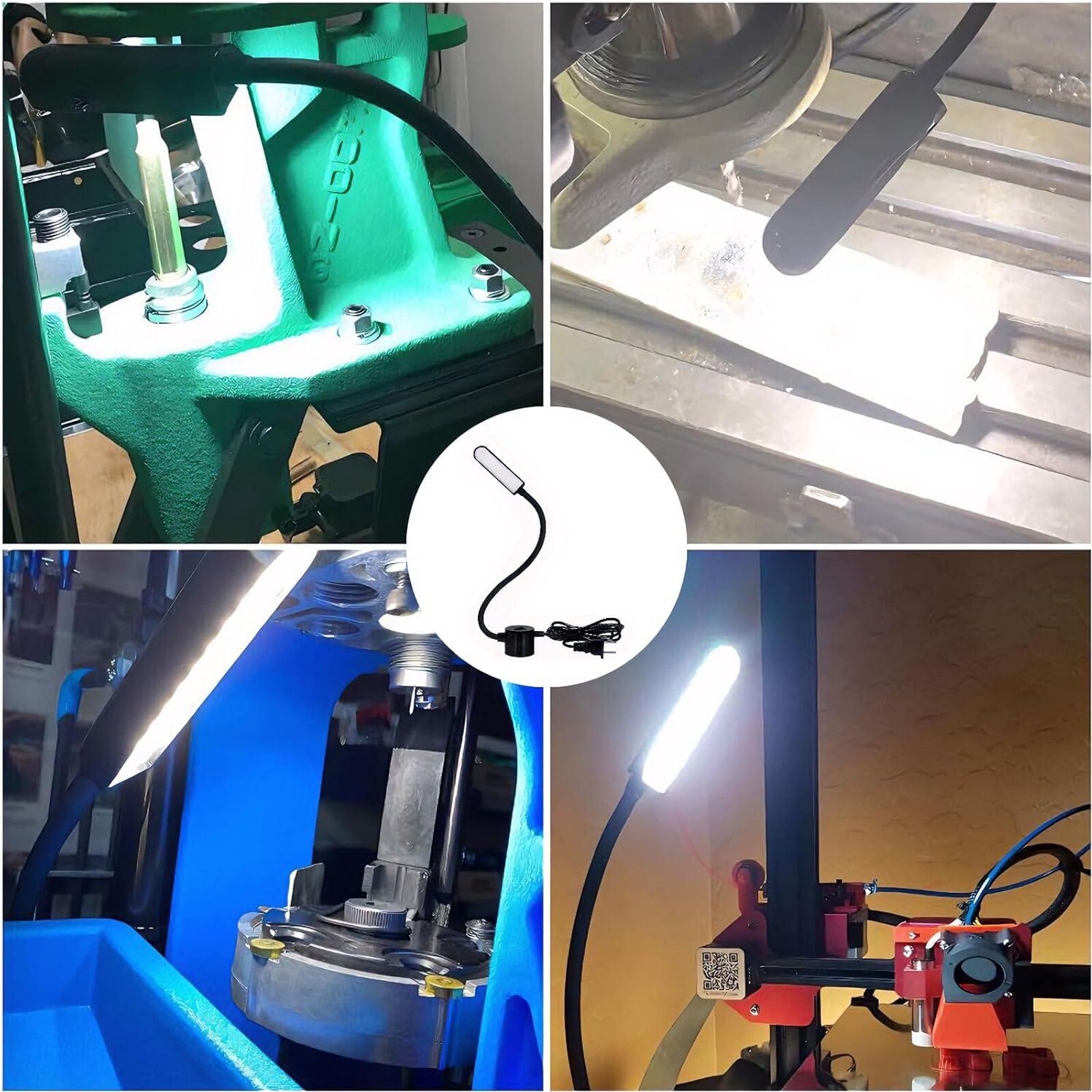 Luz de Trabajo LED AUTIDEFY con Brazo Flexible y Base Magnética