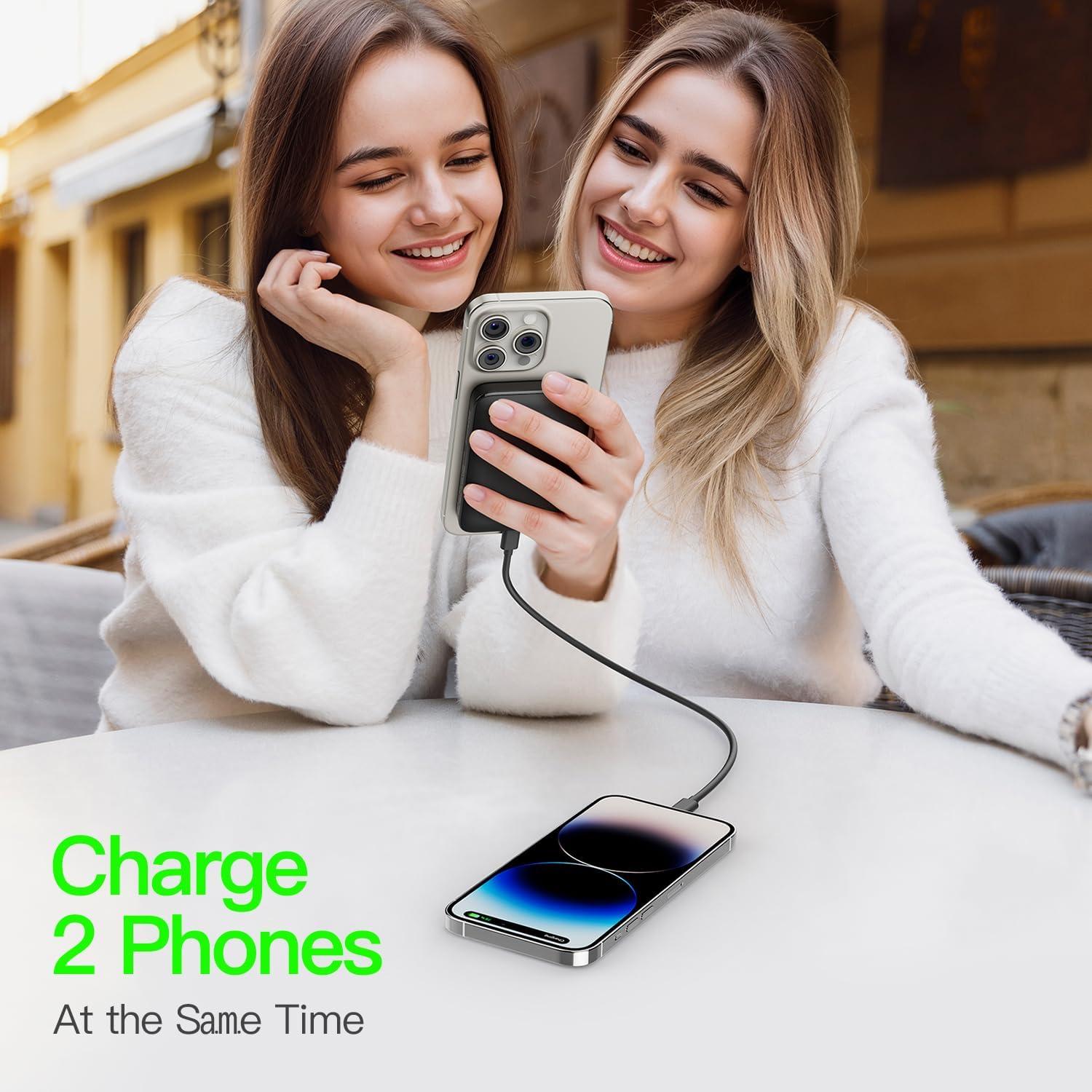 Banco de Energía Magnético OUOTOO 5000mAh Carga Rápida 20W