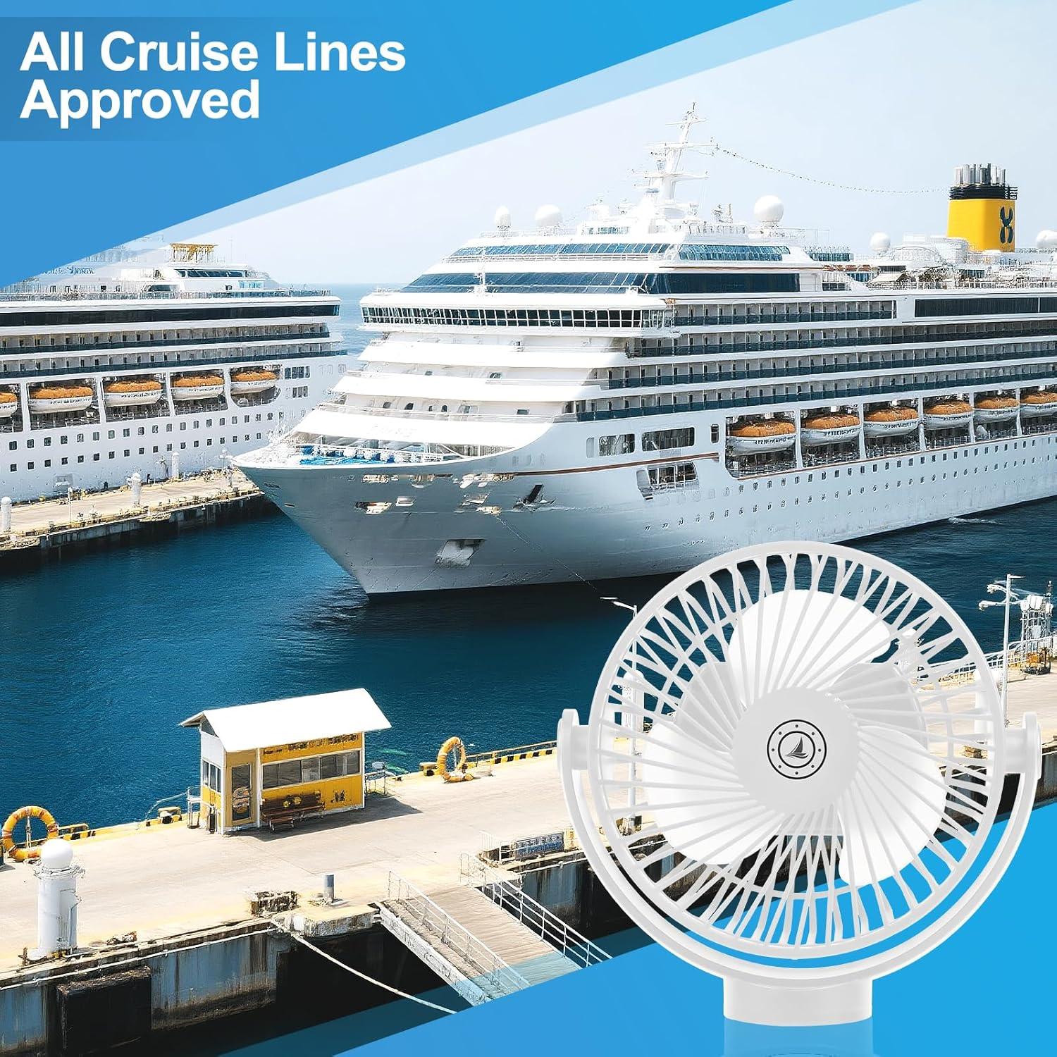 Ventilador de Crucero Magnético Fanopera 12000mAh 3 Velocidades