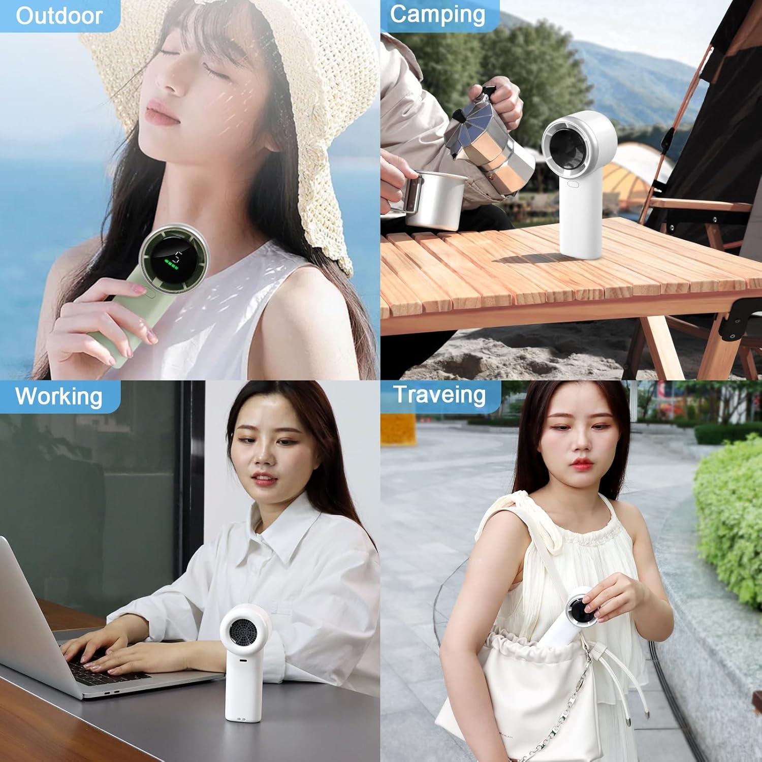 Ventilador Turbo Portátil HONEYYEAR HY-WHFan-603 5 Velocidades