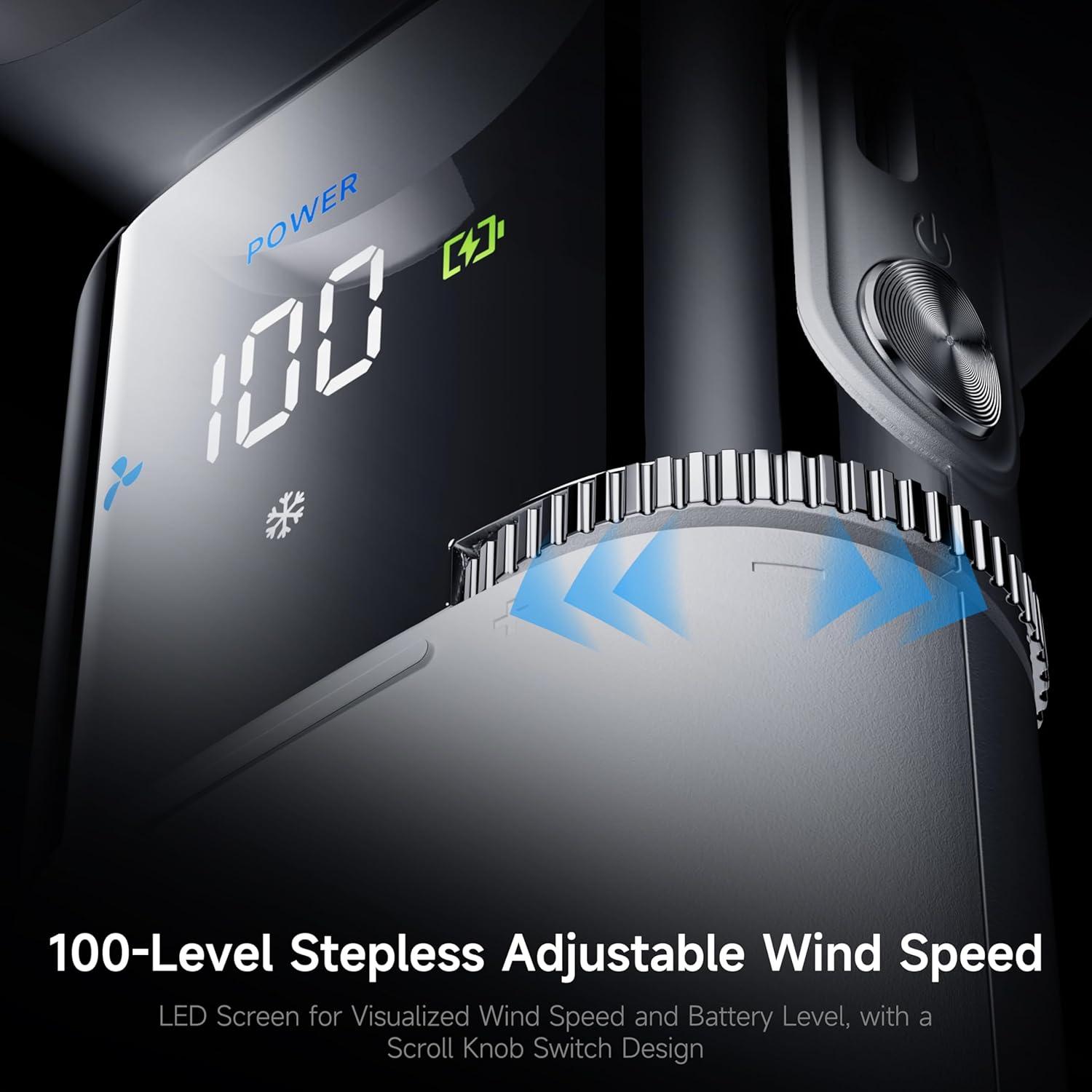 Ventilador Turbo Portátil SP Space Player MF119 9000mAh Negro