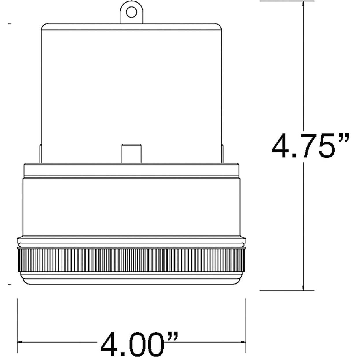 Luz Beacon LED Portátil Ámbar Productos de Compradores SL475A