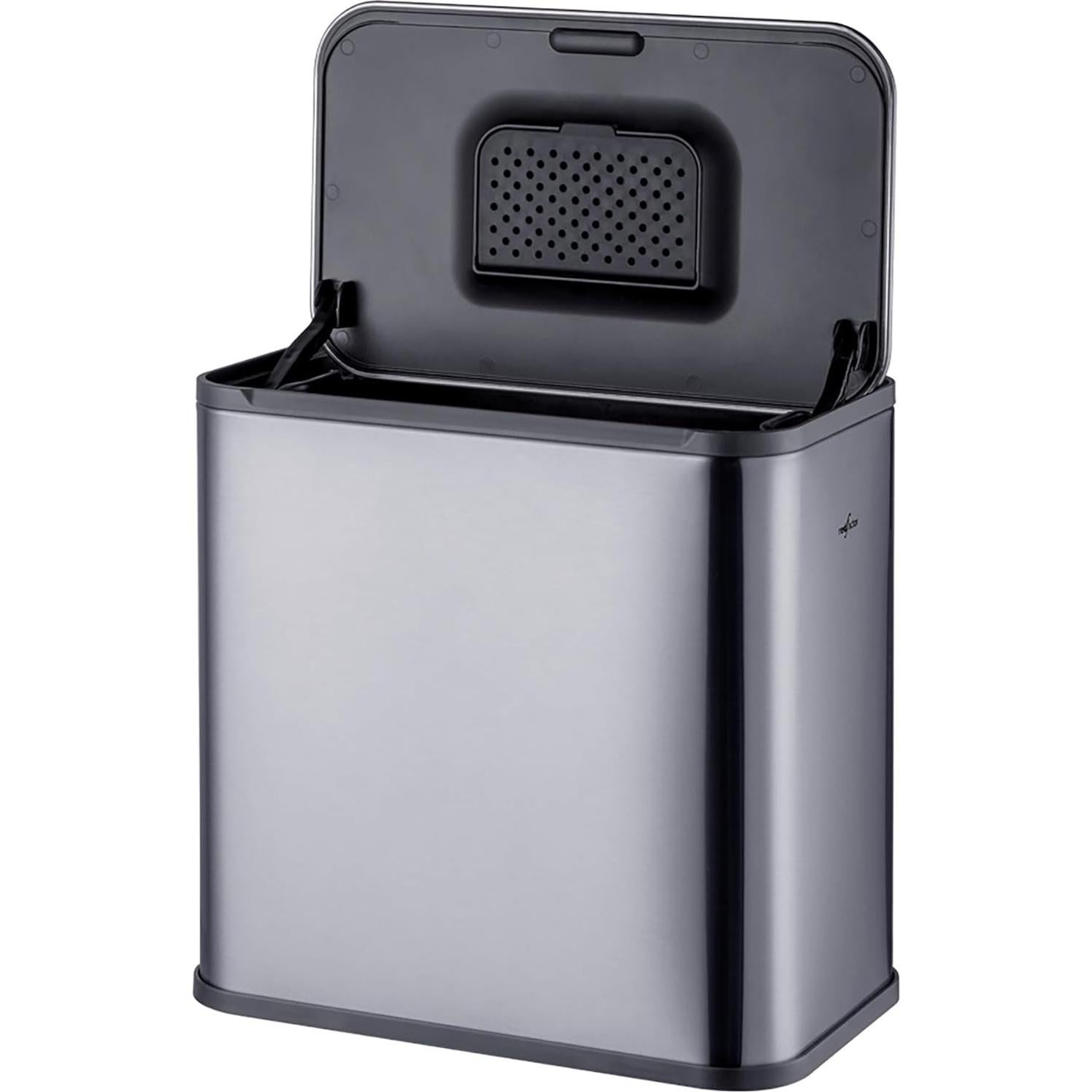 Cubeta de Basura Acero Inoxidable RED FACTOR 5L con Tapa