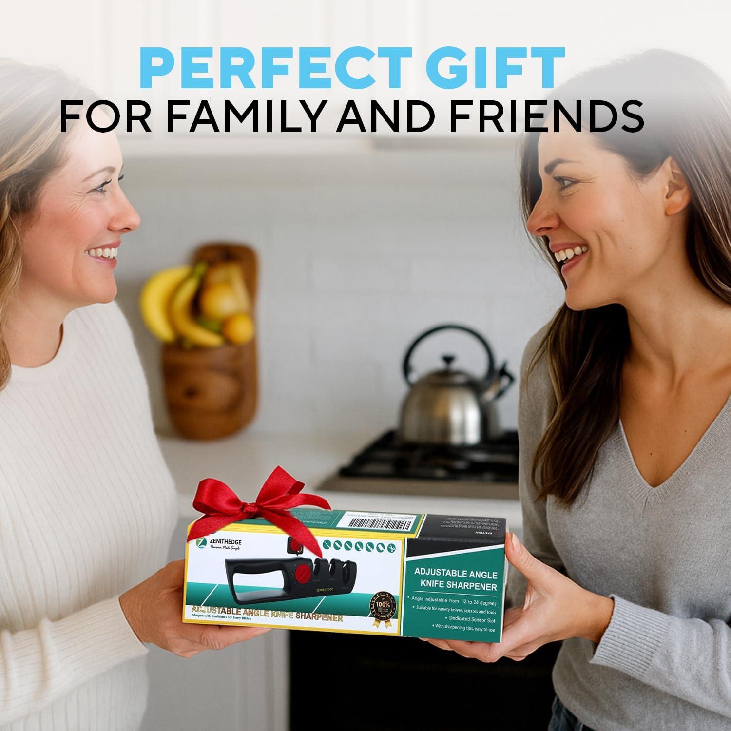 Afilador de Cuchillos ZenithEdge 3 en 1 Ajustable 14°-24°