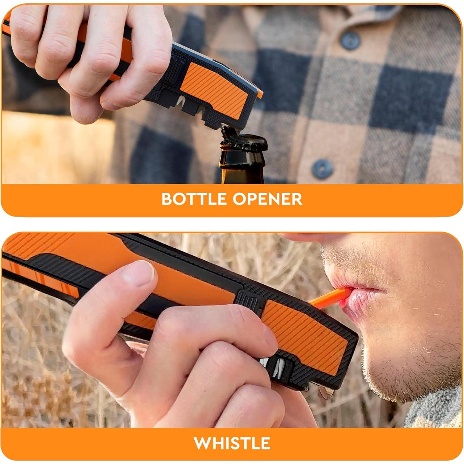 Afilador de Cuchillos Sharp Pebble con Encendedor y Silbato