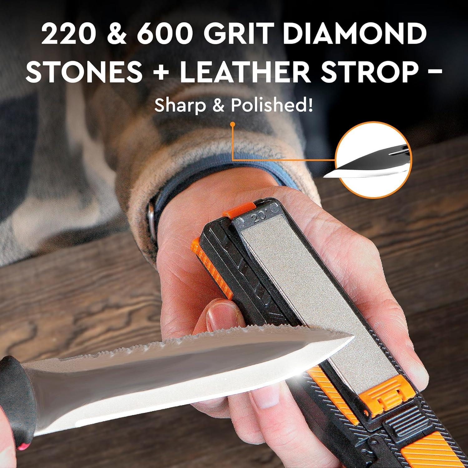 Afilador de Cuchillos Sharp Pebble con Encendedor y Silbato