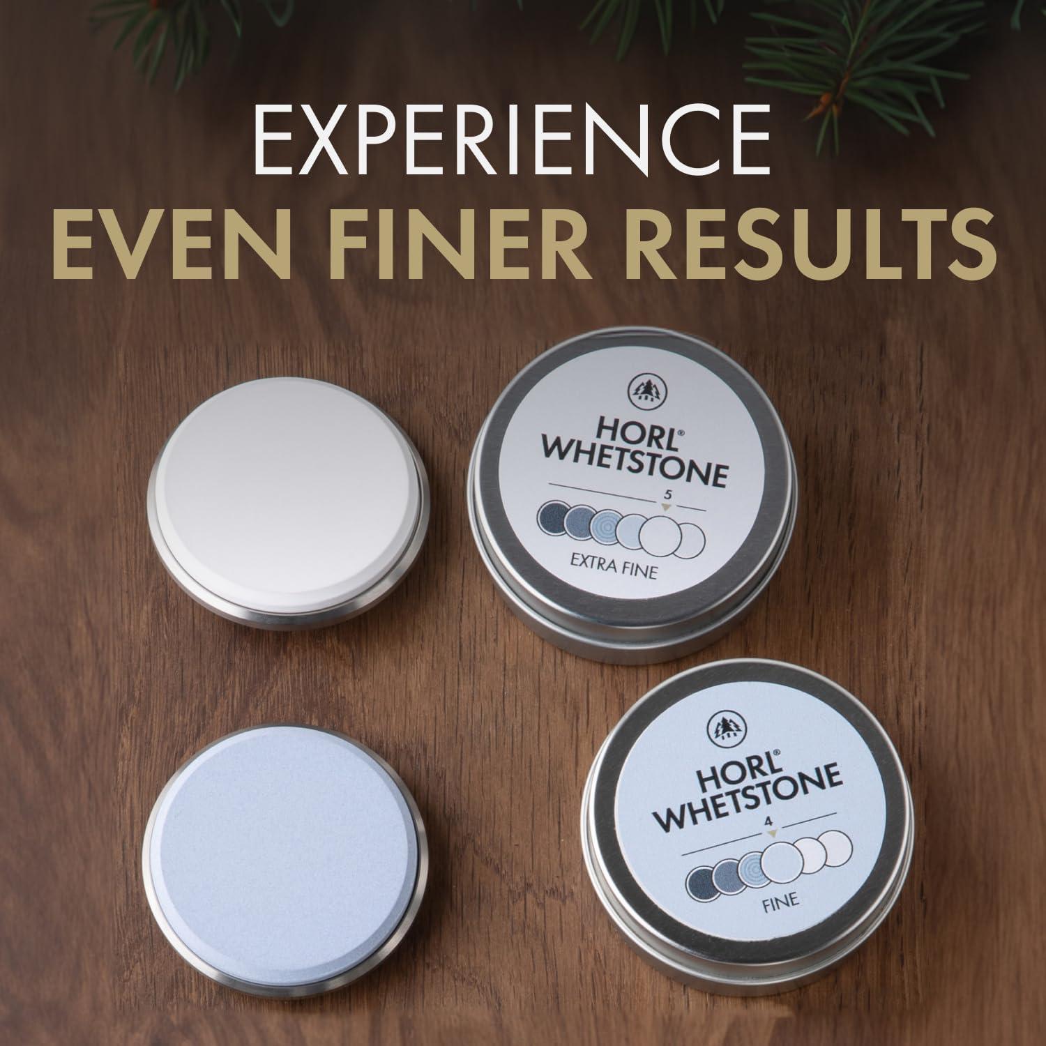 Afilador de Cuchillos HORL 2 de Madera de Roble con Discos Premium