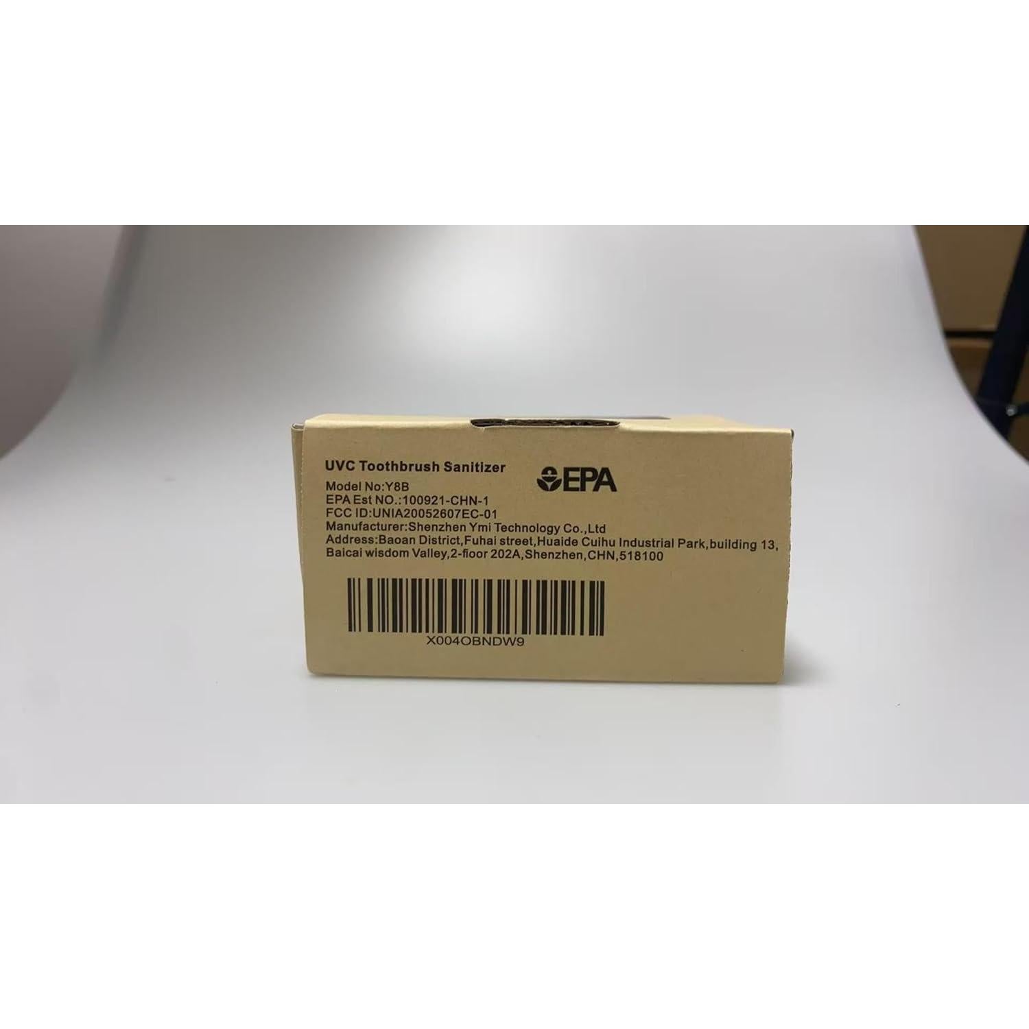 Estuche de limpieza UV para cepillos de dientes Glowivize - Blanco