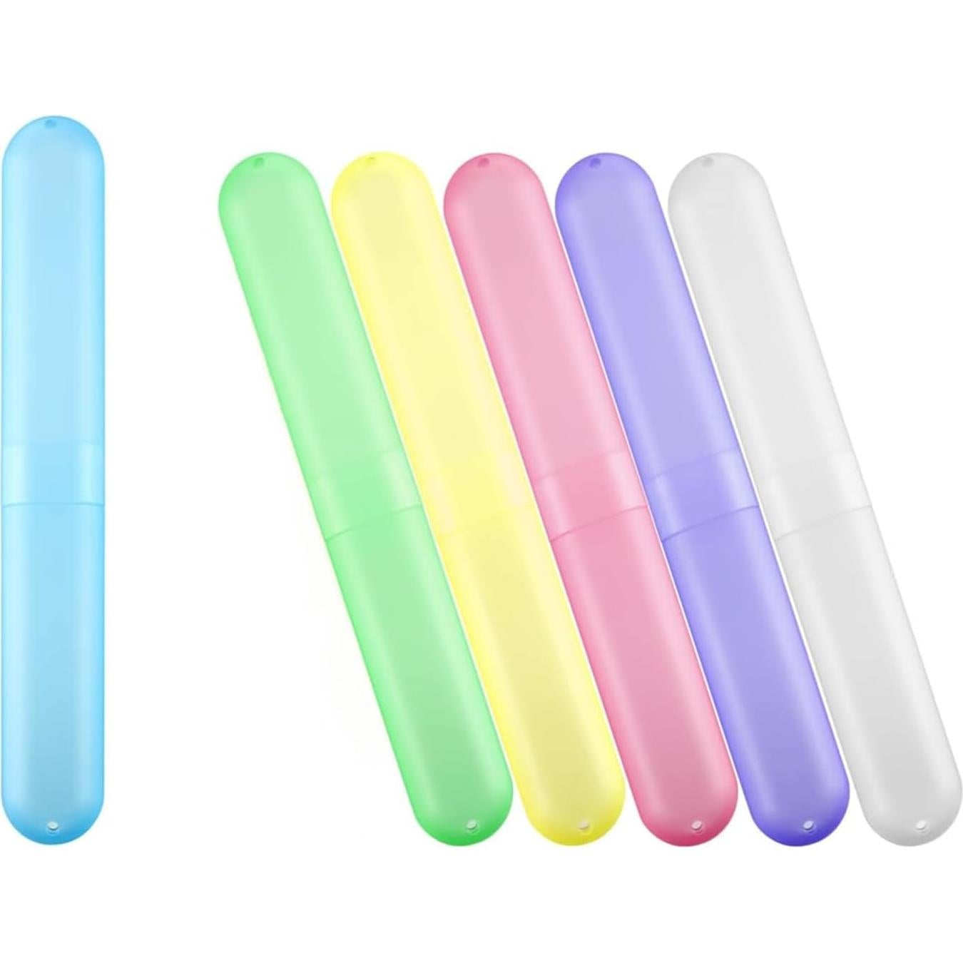 Conjunto de 6 Estuches de Cepillo de Dientes MingTa - Colores Vibrantes