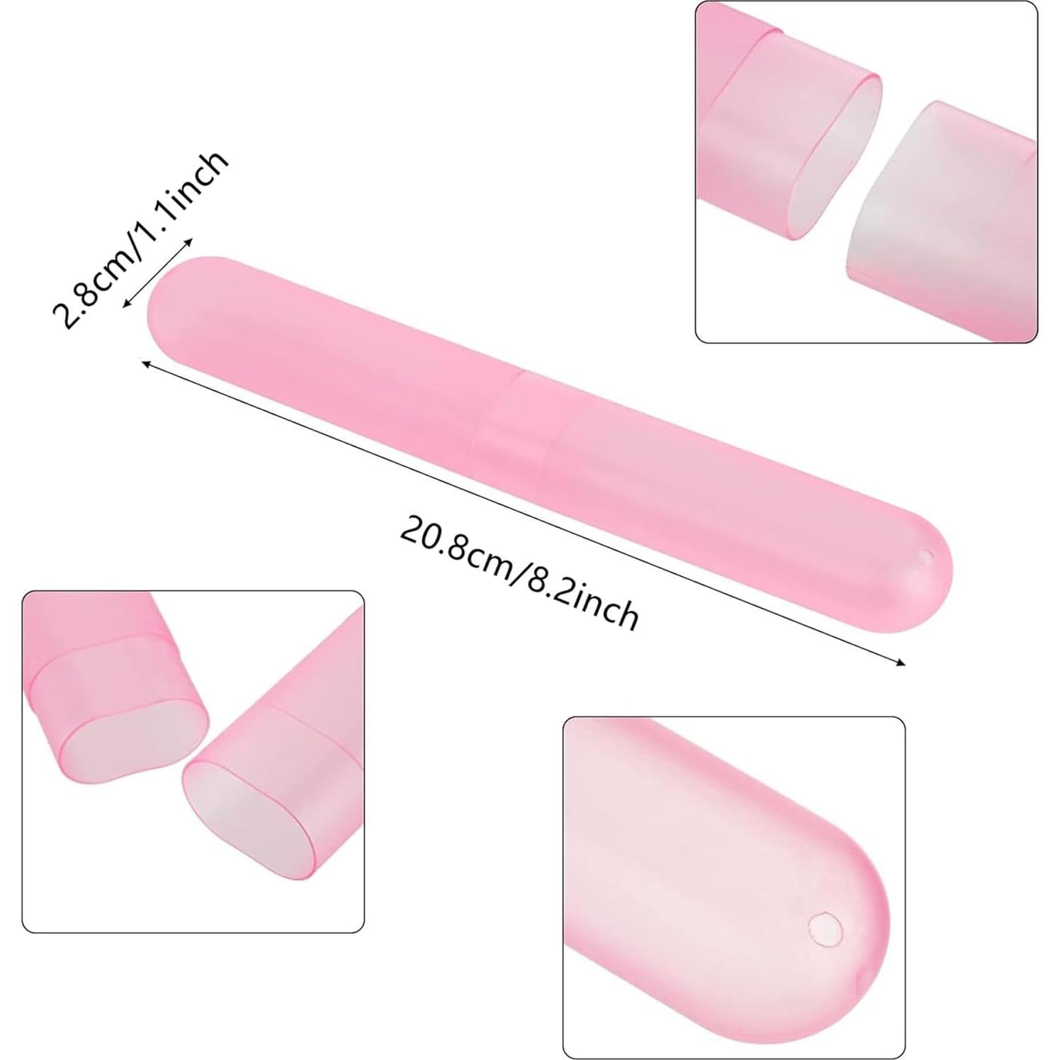 Conjunto de 6 Estuches de Cepillo de Dientes MingTa - Colores Vibrantes