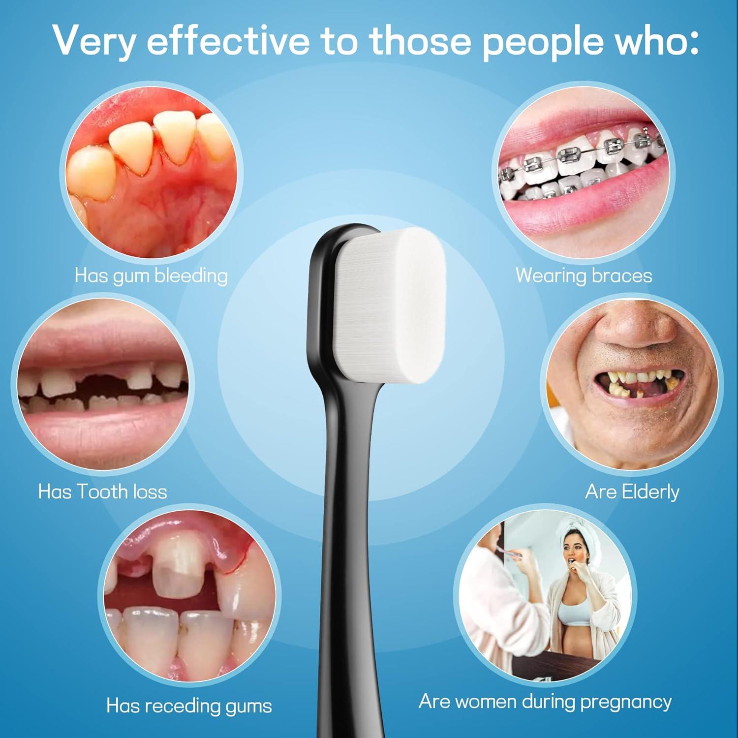 Cepillo de Dientes Ultra Suave Obrush con Estuche - Paquete de 2