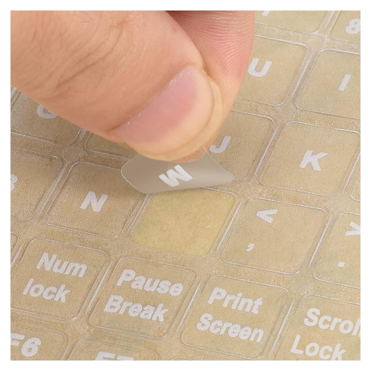 Etiquetas de Teclado en Inglés imComor Universal 1PC