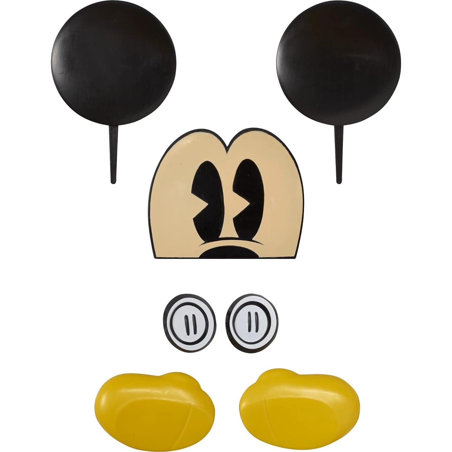 Topper de Pastel Disney Mickey Mouse DecoSet 7 Piezas Reutilizables